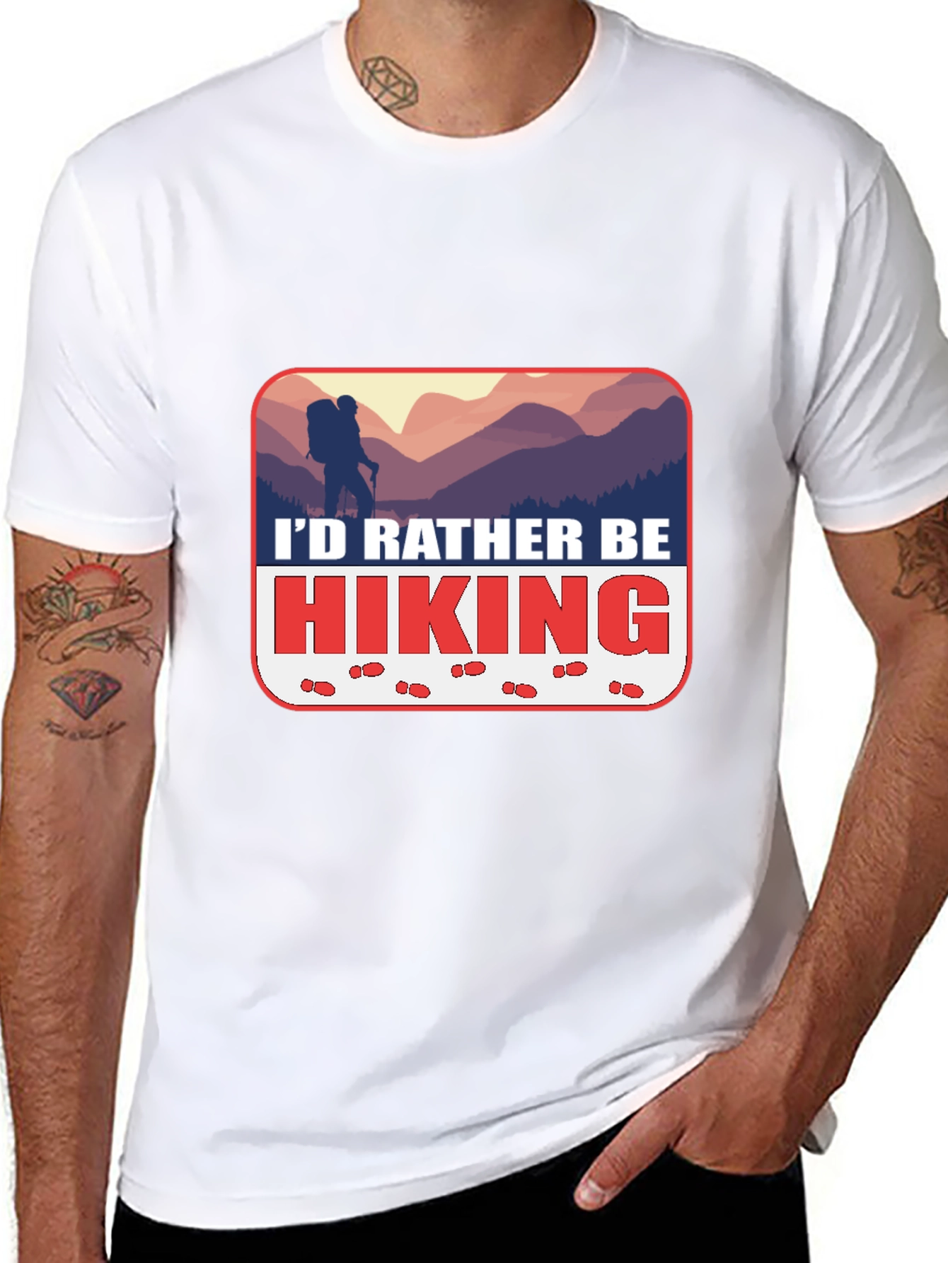 Hiking Adventure Graphic Tee - Outdoor Enthusiast Shirt