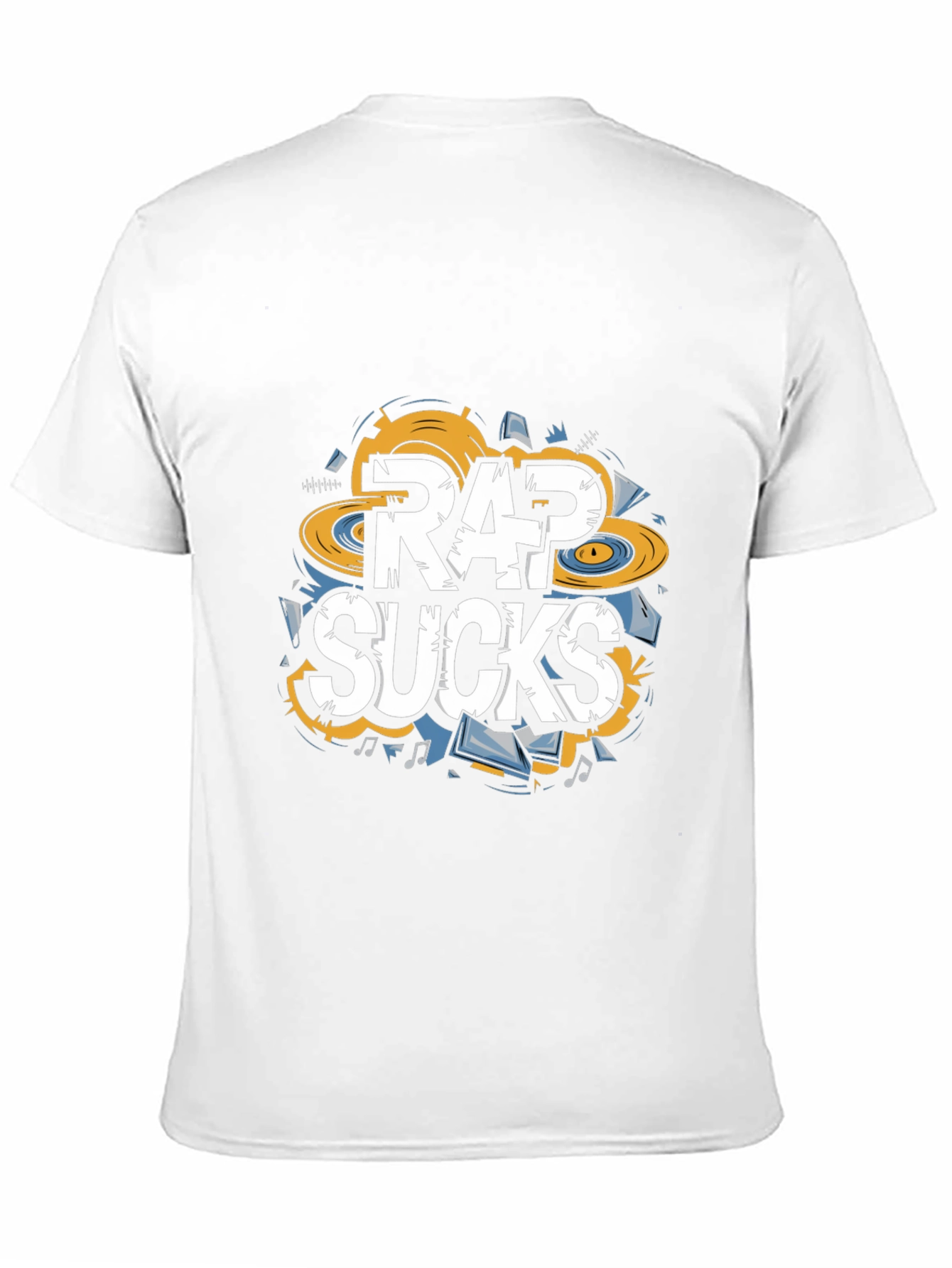 Rap Sucks Graphic Tee - Anti-Rap Humor T-Shirt