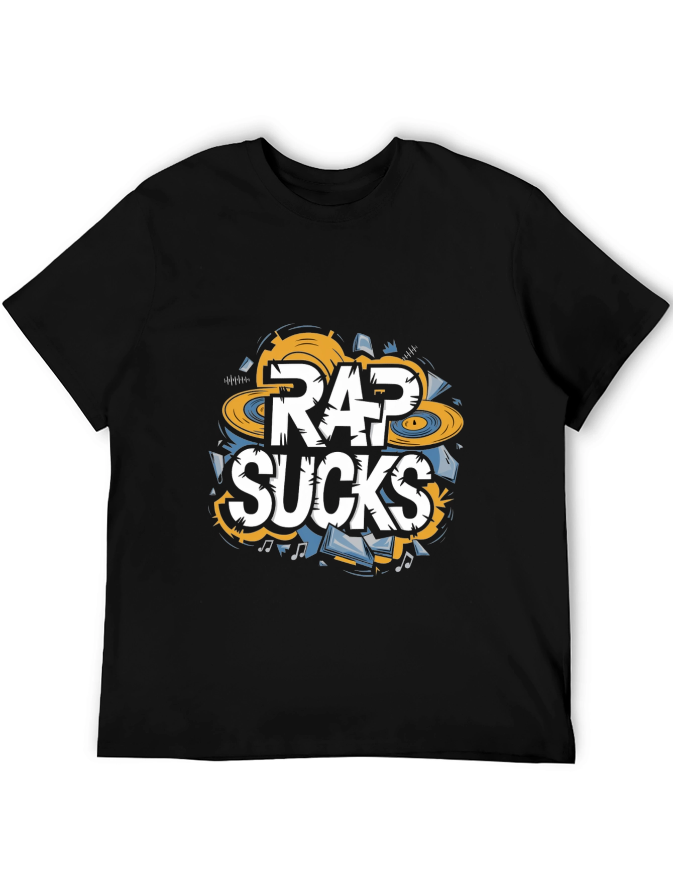 Rap Sucks Graphic Tee - Anti-Rap Humor T-Shirt