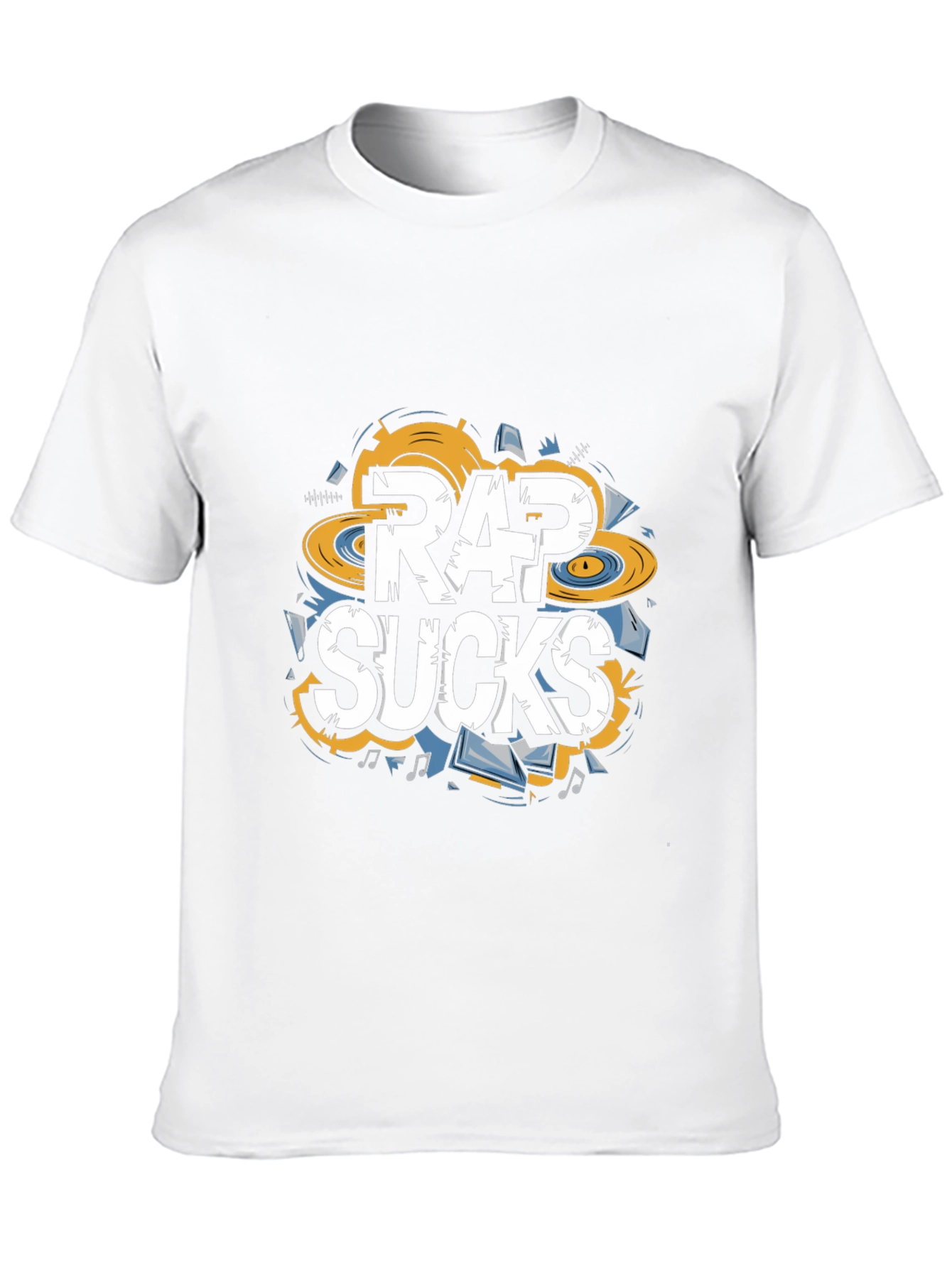 Rap Sucks Graphic Tee - Anti-Rap Humor T-Shirt