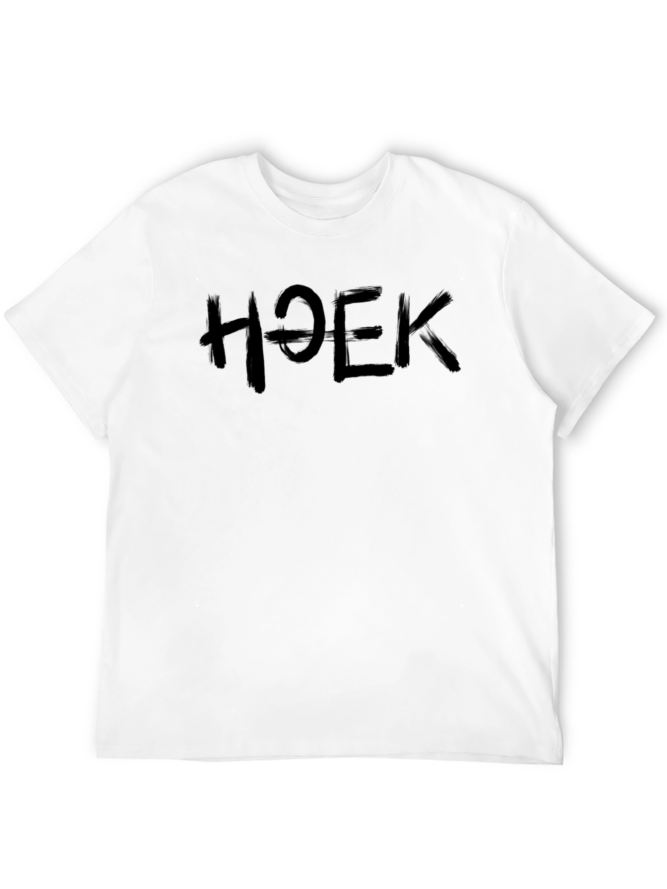 Edgy Black T-Shirt with Bold Graphic Design