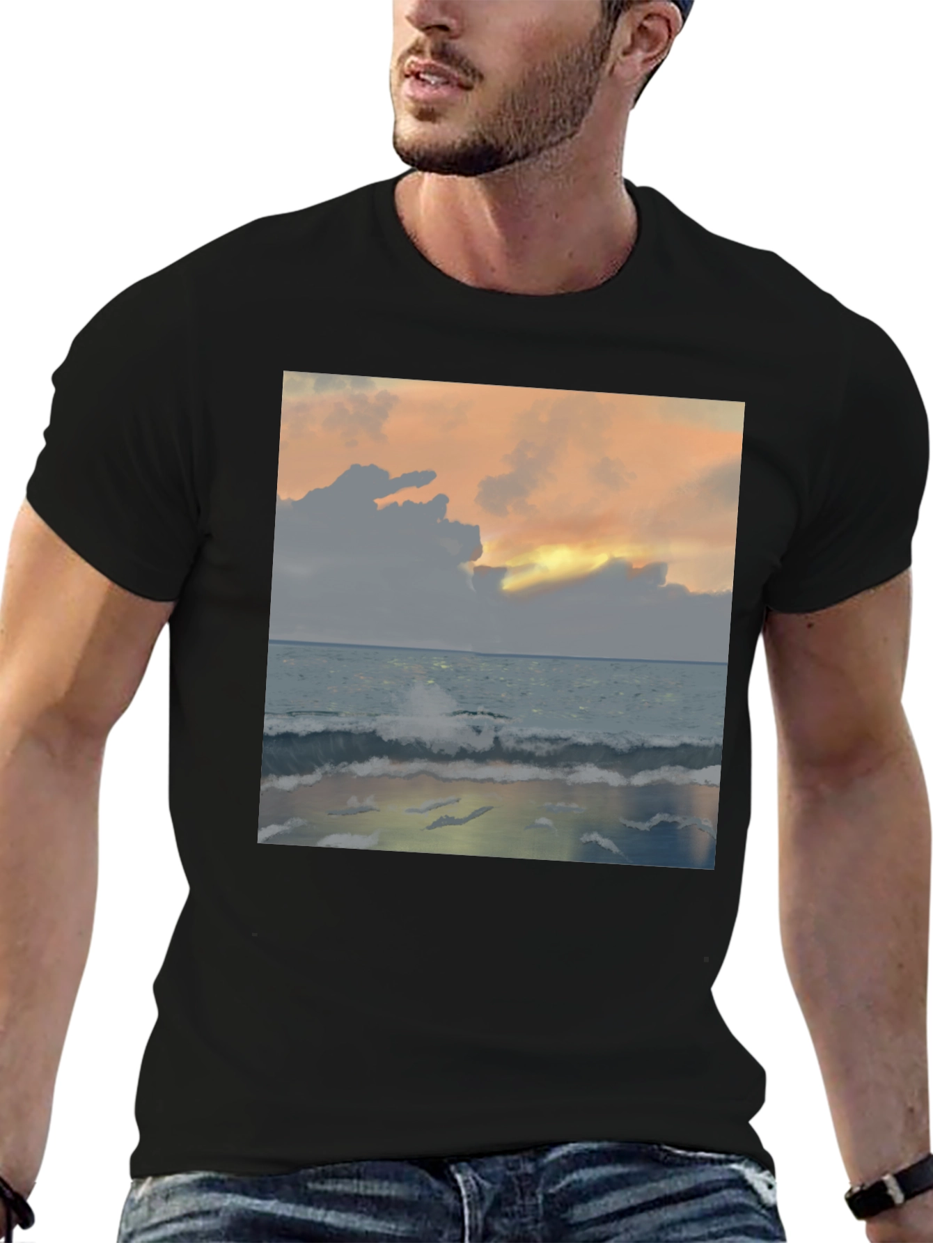 Ocean Sunset Graphic Tee