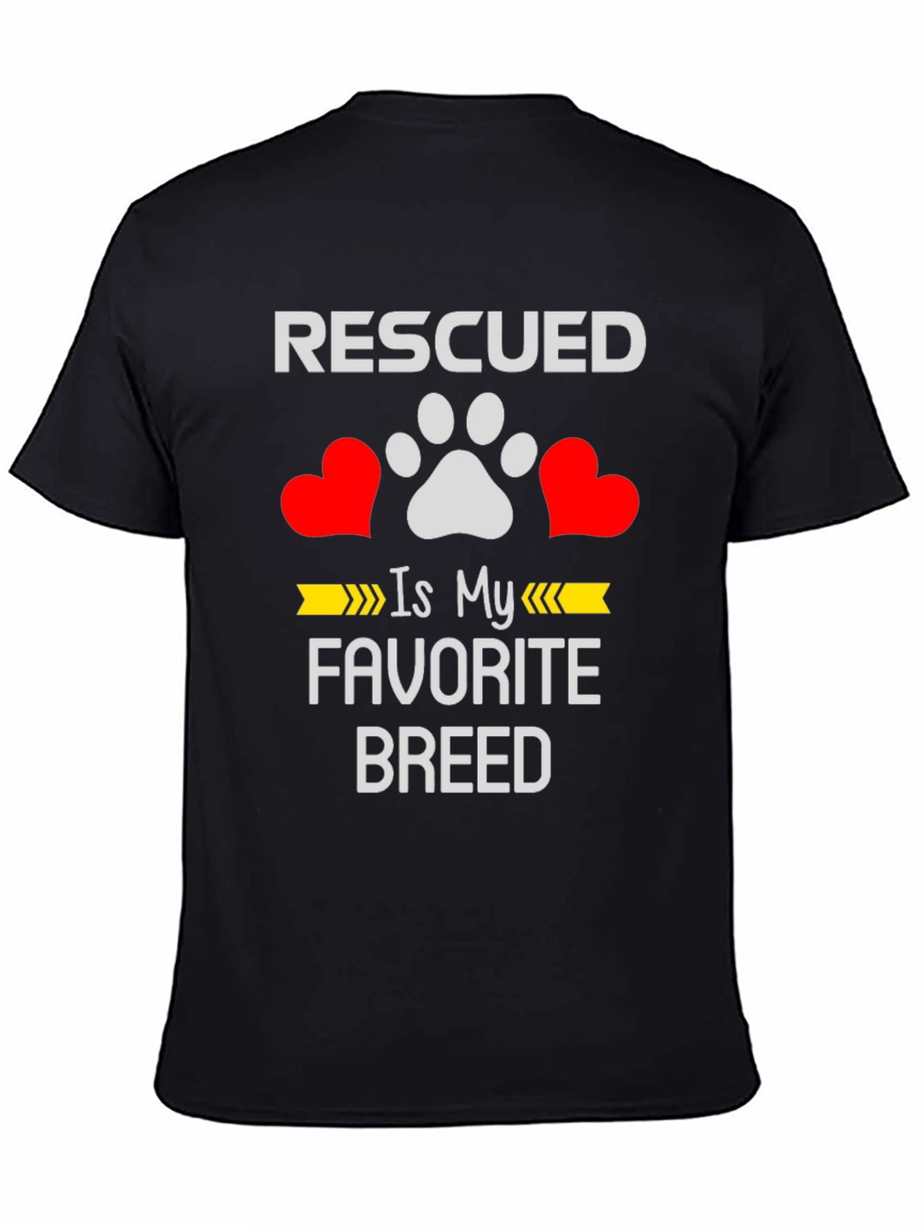 Rescued is My Favorite Breed T-Shirt