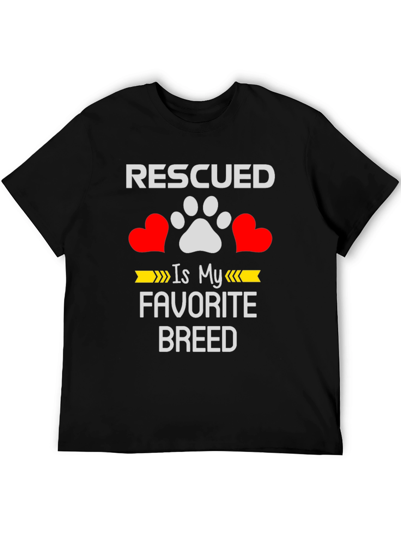 Rescued is My Favorite Breed T-Shirt