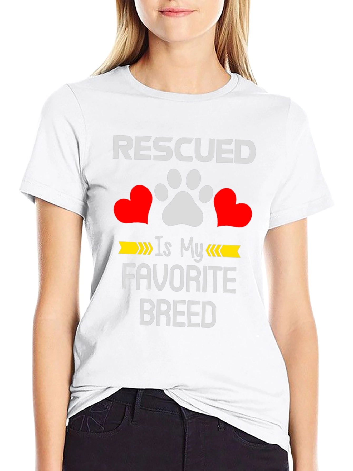Rescued is My Favorite Breed T-Shirt