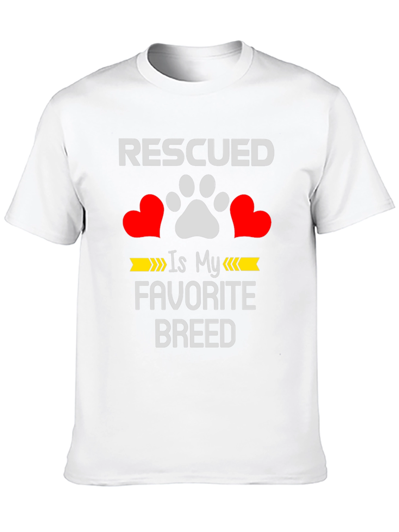 Rescued is My Favorite Breed T-Shirt