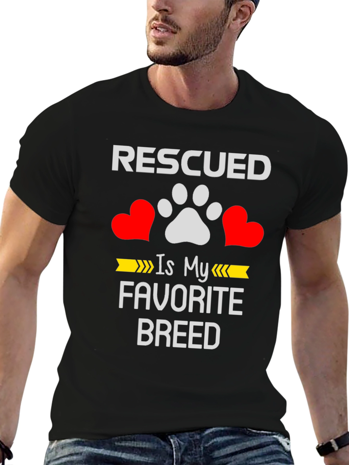 Rescued is My Favorite Breed T-Shirt