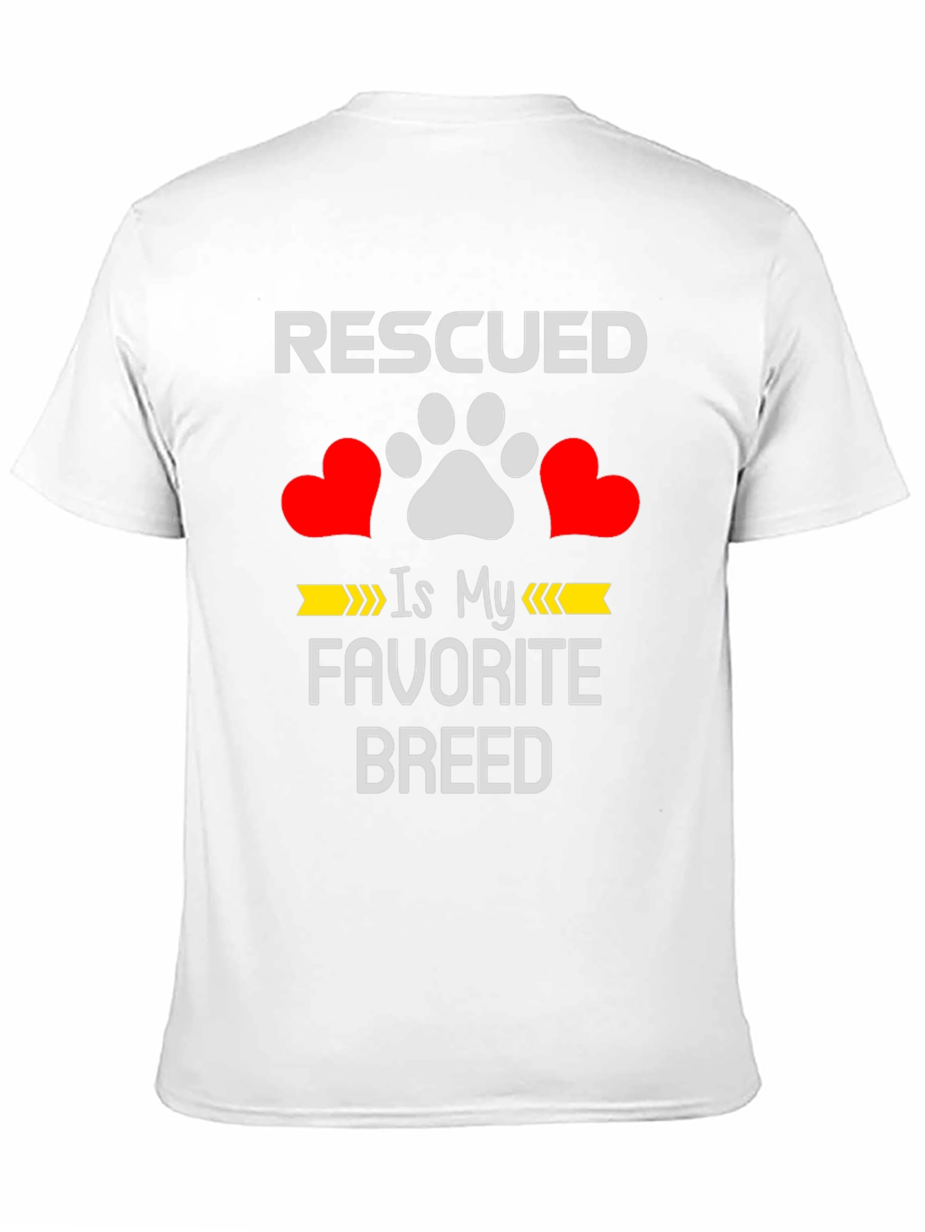 Rescued is My Favorite Breed T-Shirt