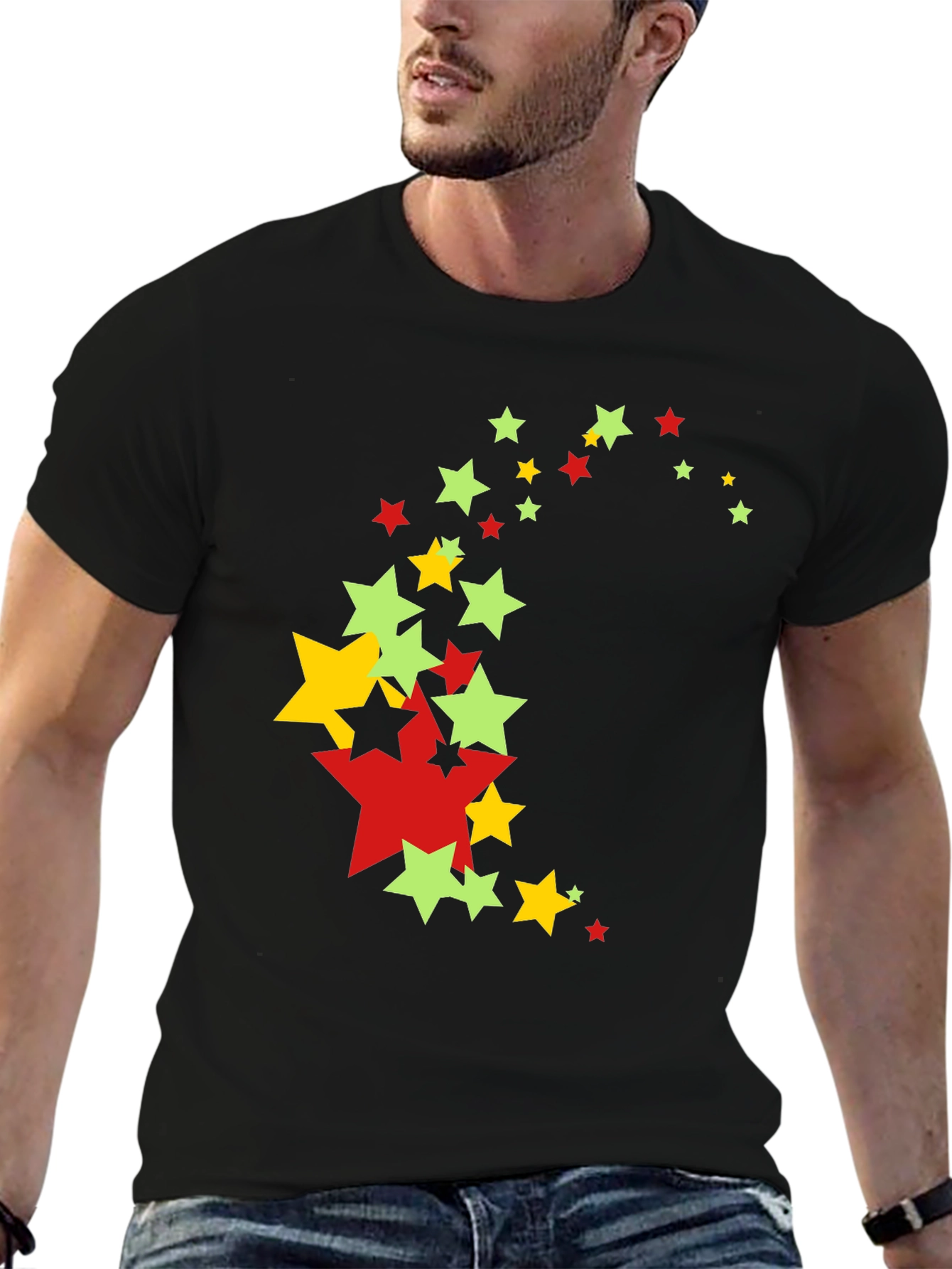 Starry Night Black Tee