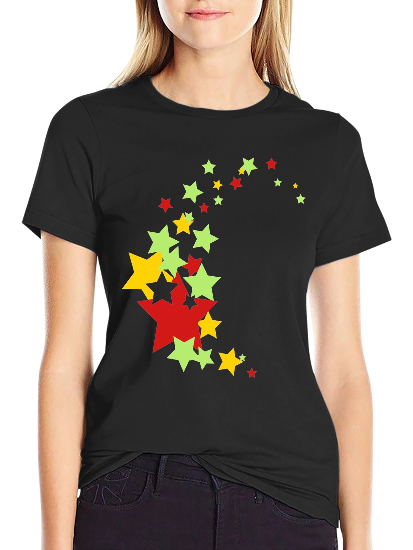 Starry Night Black Tee