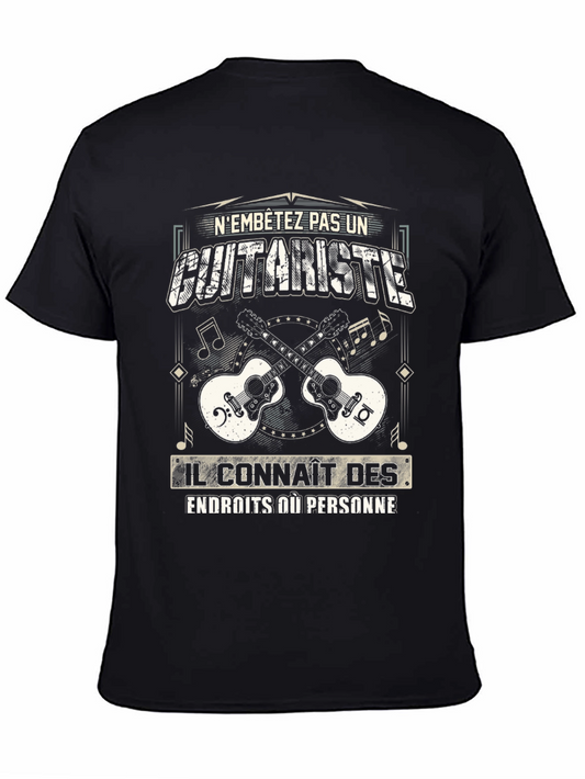 Guitarist T-Shirt - Nembêtez pas un Guitariste!