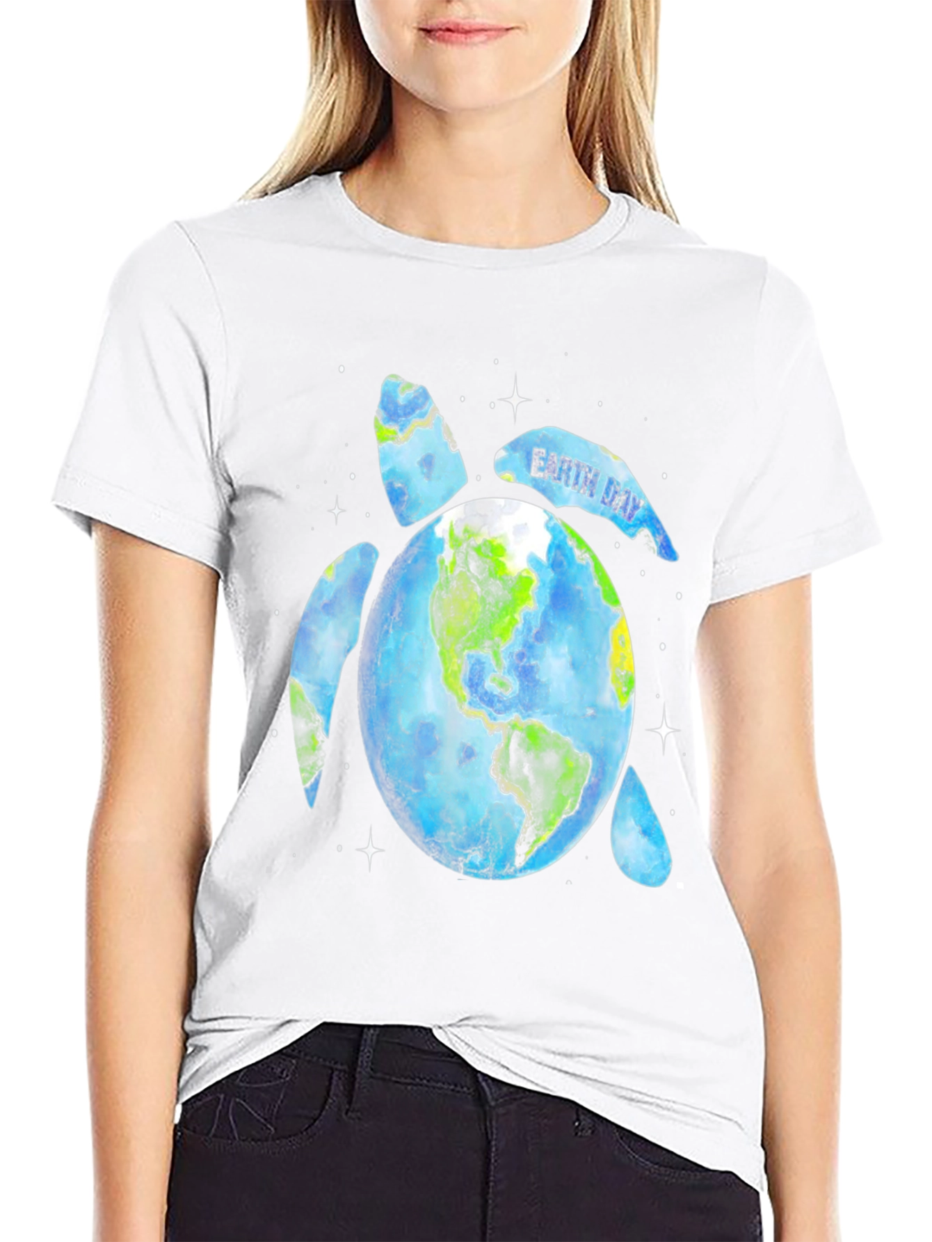 Earth Day Turtle Graphic Tee
