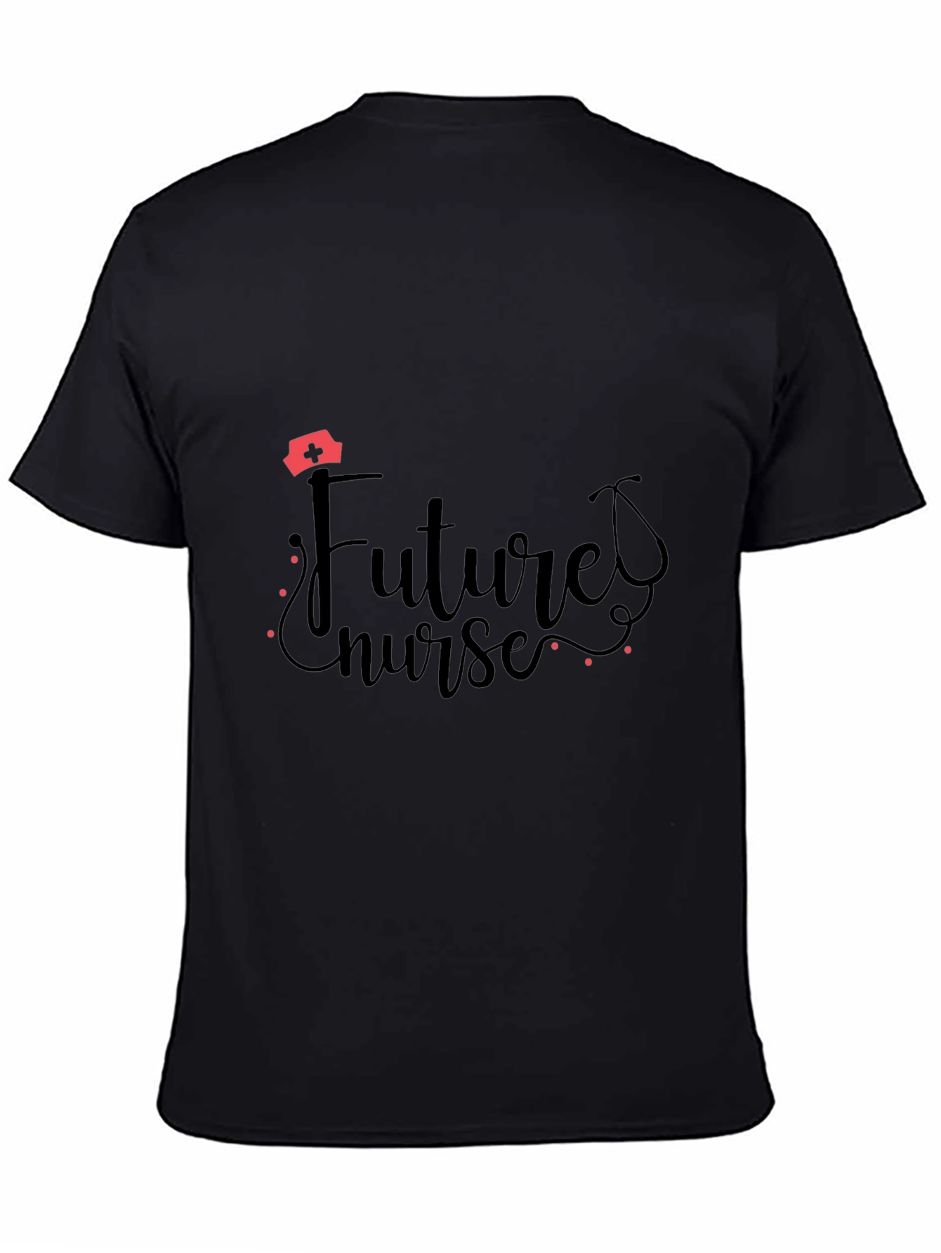 Future Nurse Black T-Shirt - Healthcare Profession