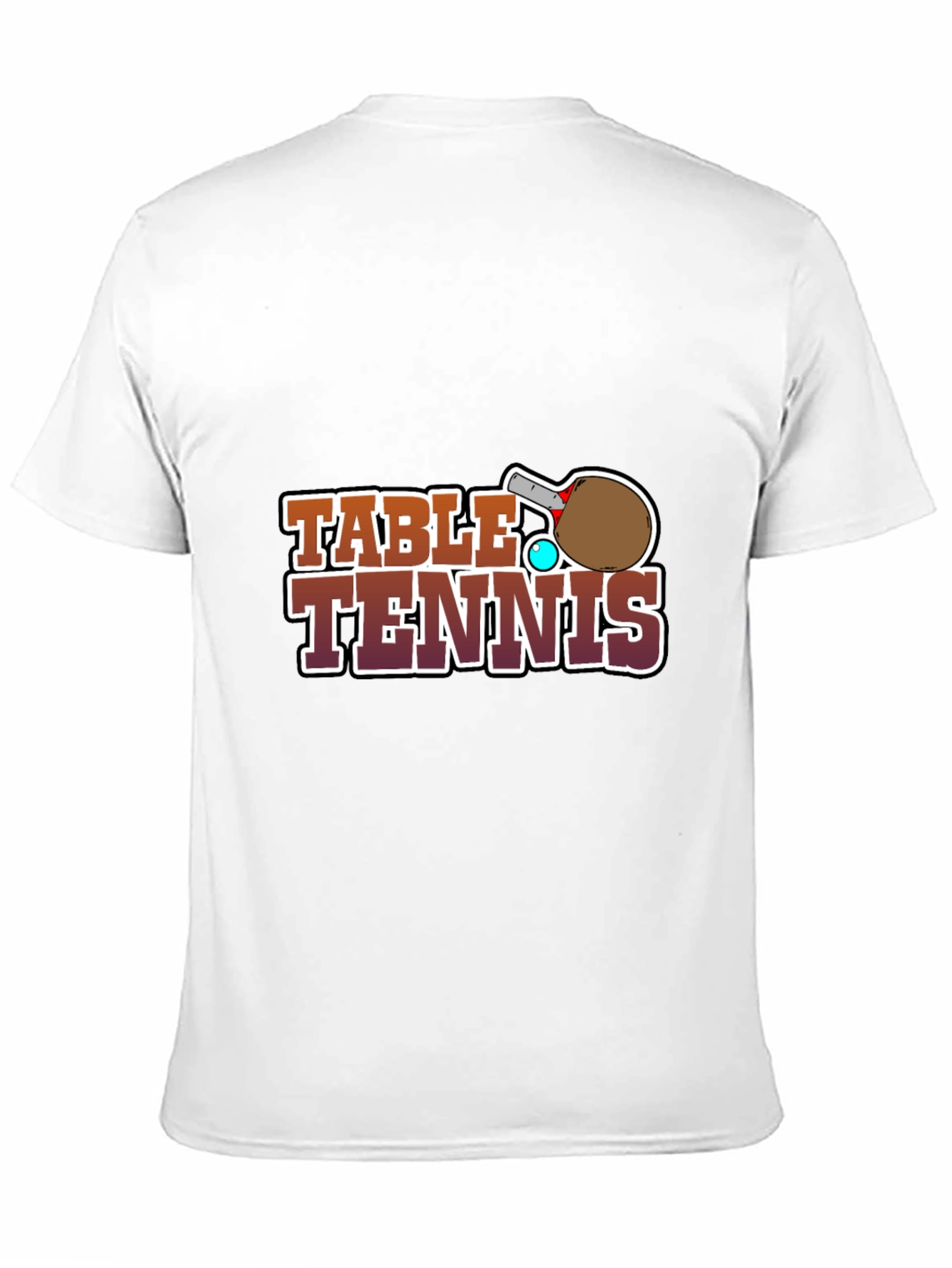 Table Tennis Graphic Tee - Sports Fan Apparel