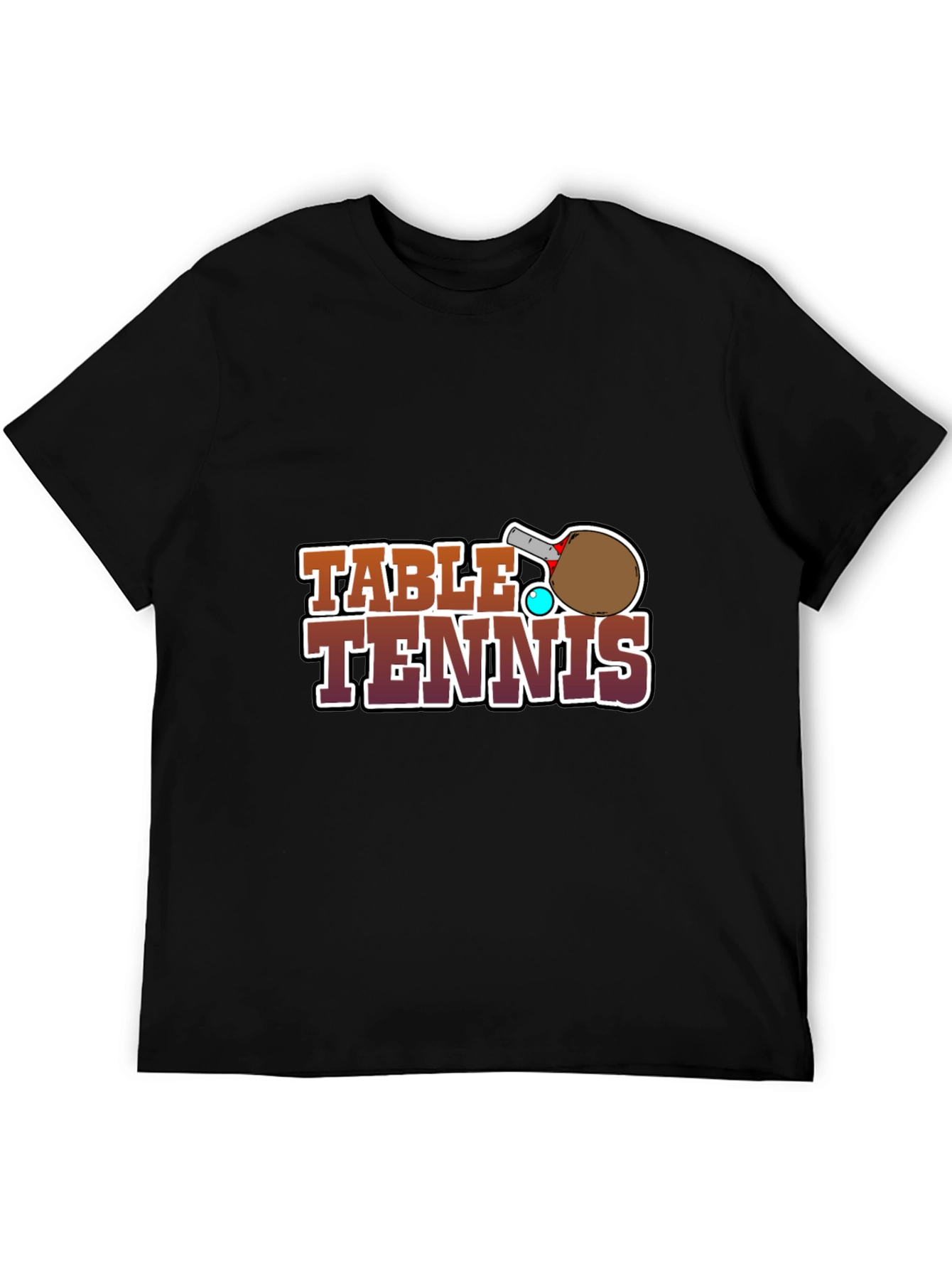 Table Tennis Graphic Tee - Sports Fan Apparel