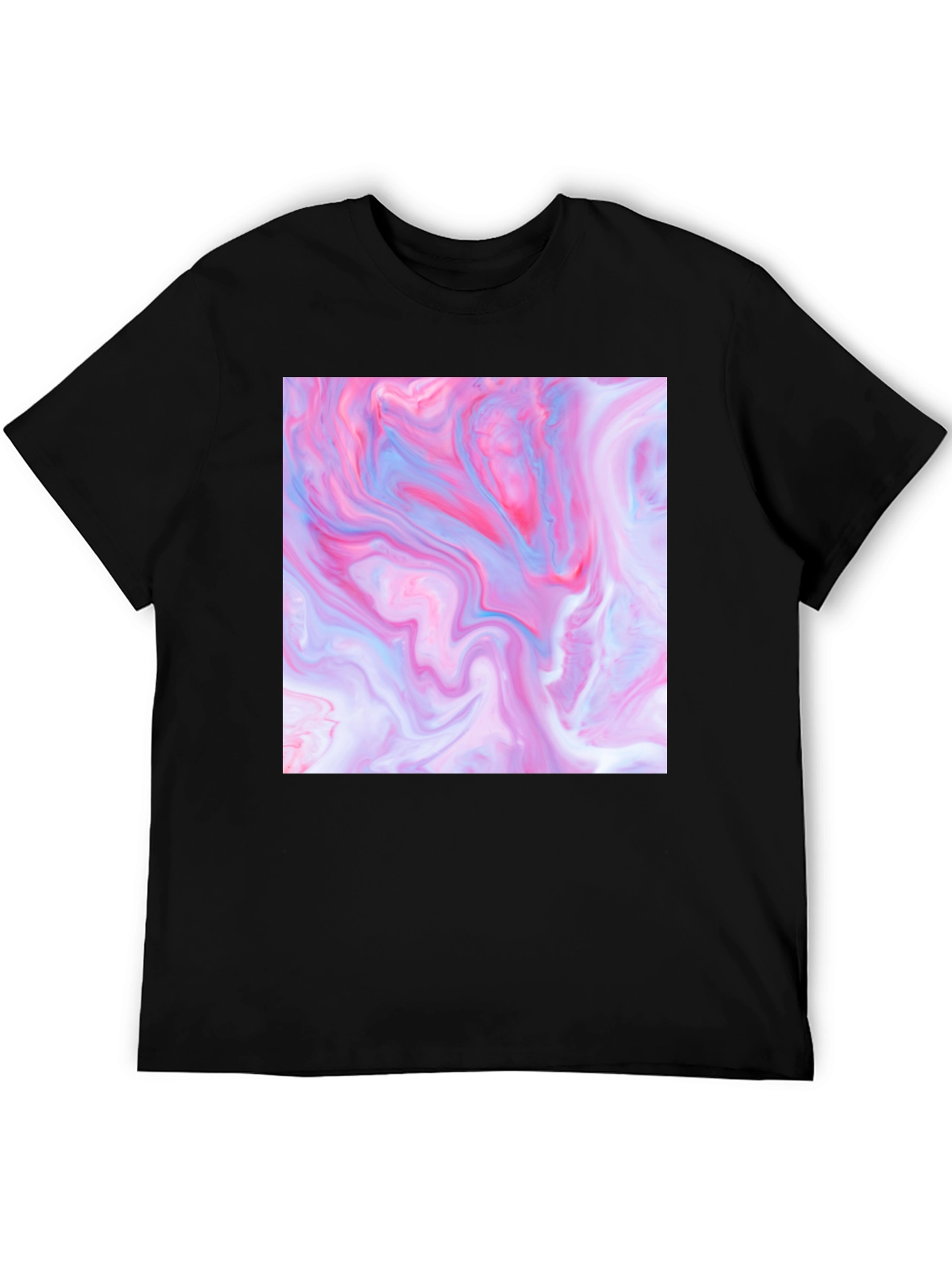 Abstract Marble Swirl T-Shirt - Modern Graphic Tee