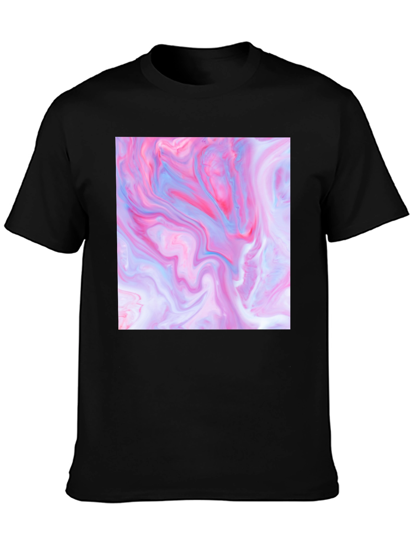 Abstract Marble Swirl T-Shirt - Modern Graphic Tee