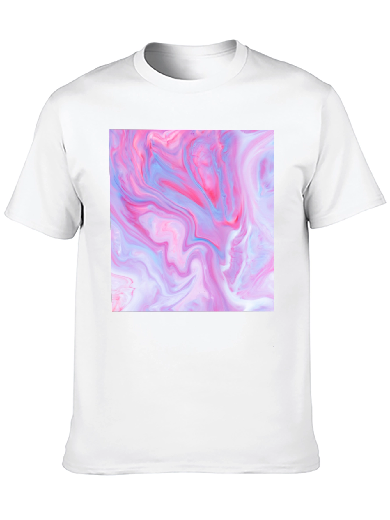 Abstract Marble Swirl T-Shirt - Modern Graphic Tee