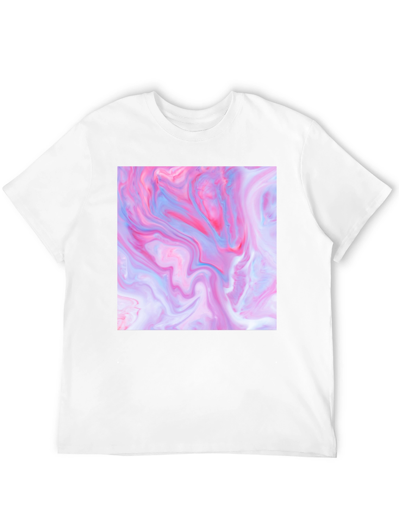 Abstract Marble Swirl T-Shirt - Modern Graphic Tee