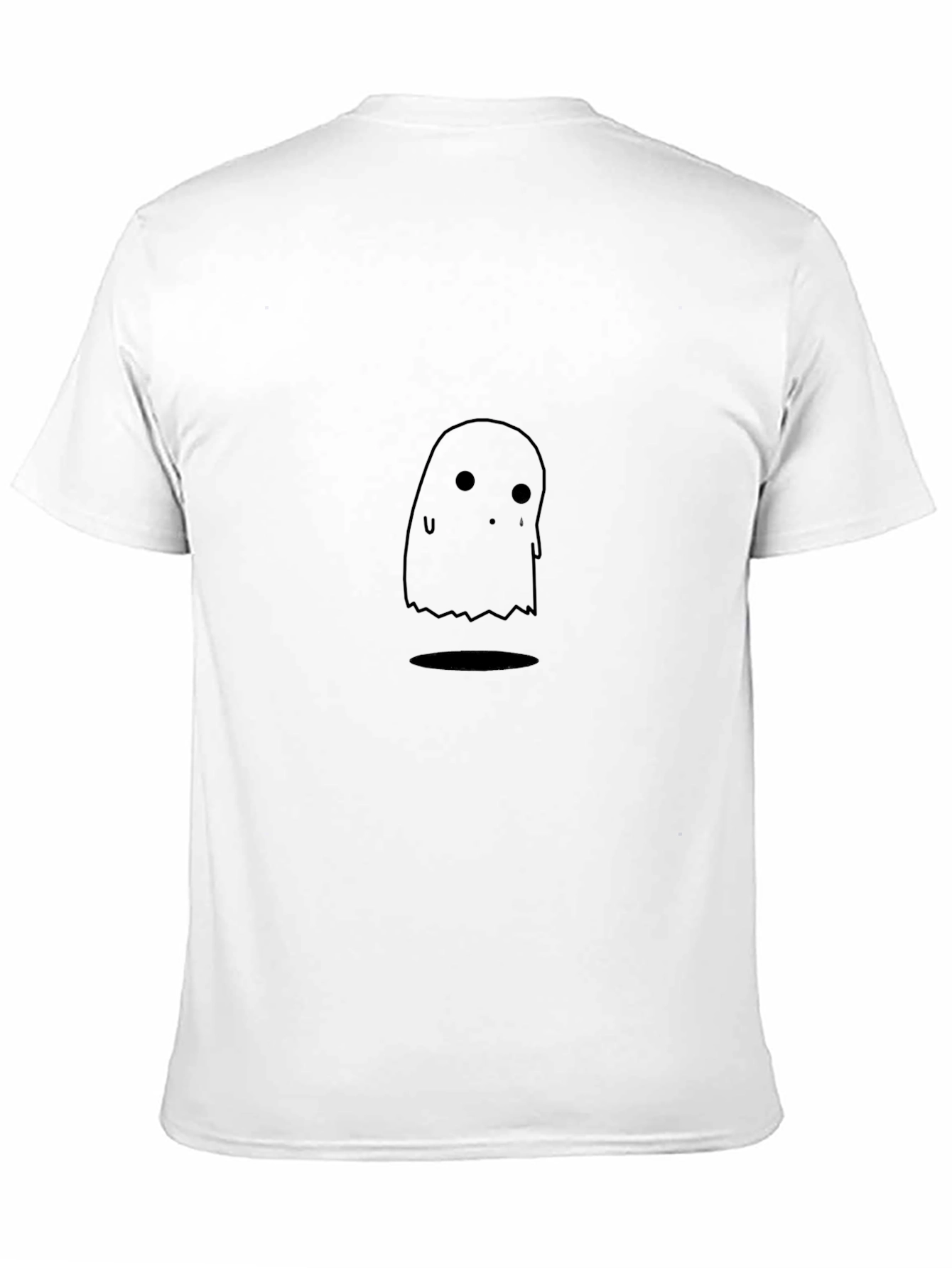 Black Ghost Graphic Tee - Spooky Season