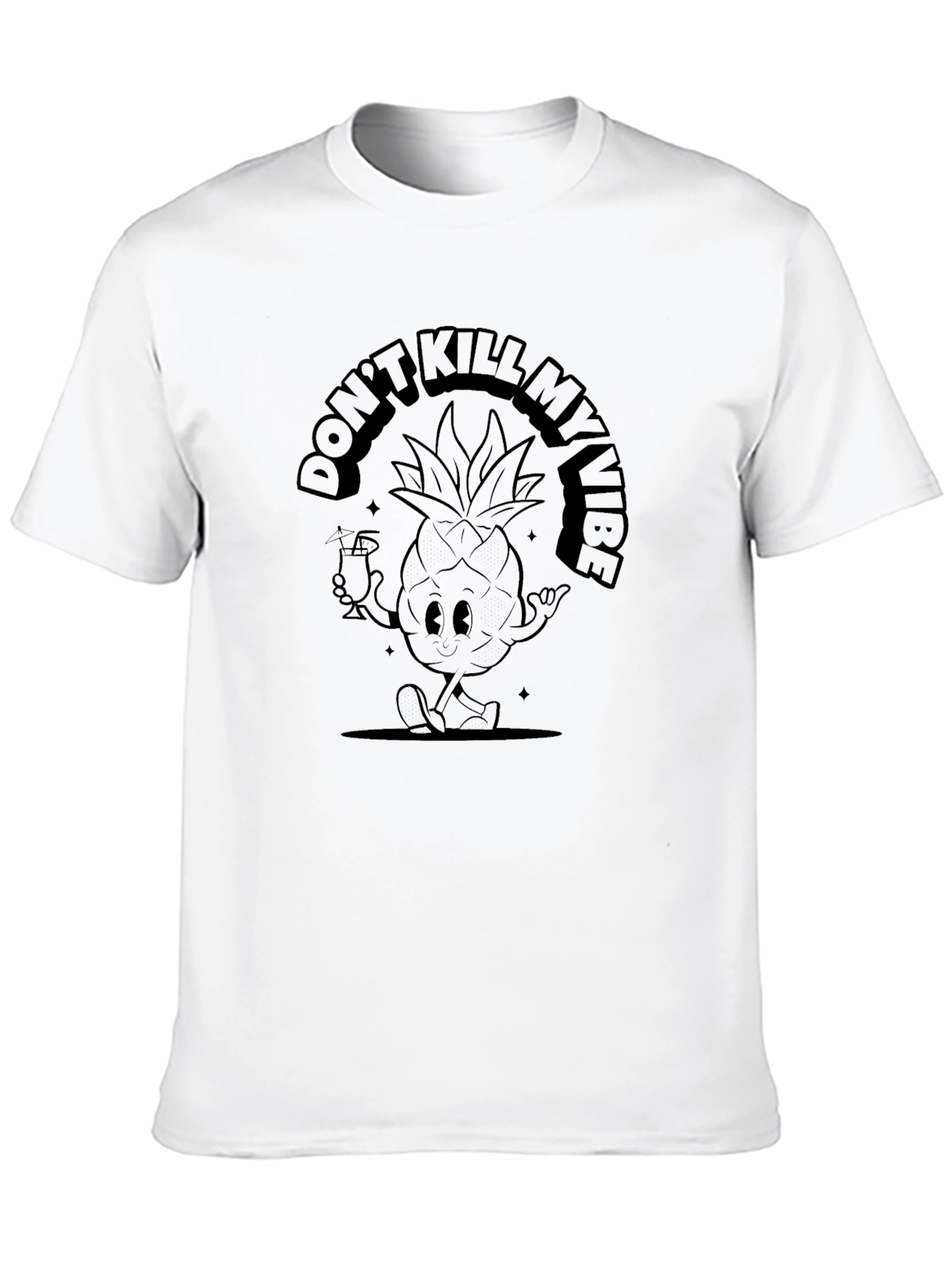 Dont Kill My Vibe Pineapple Graphic Tee