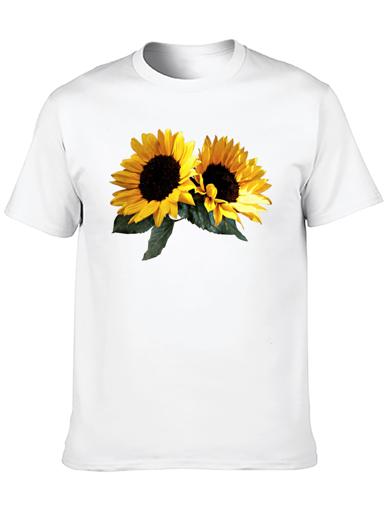 Sunflower Graphic Black T-Shirt