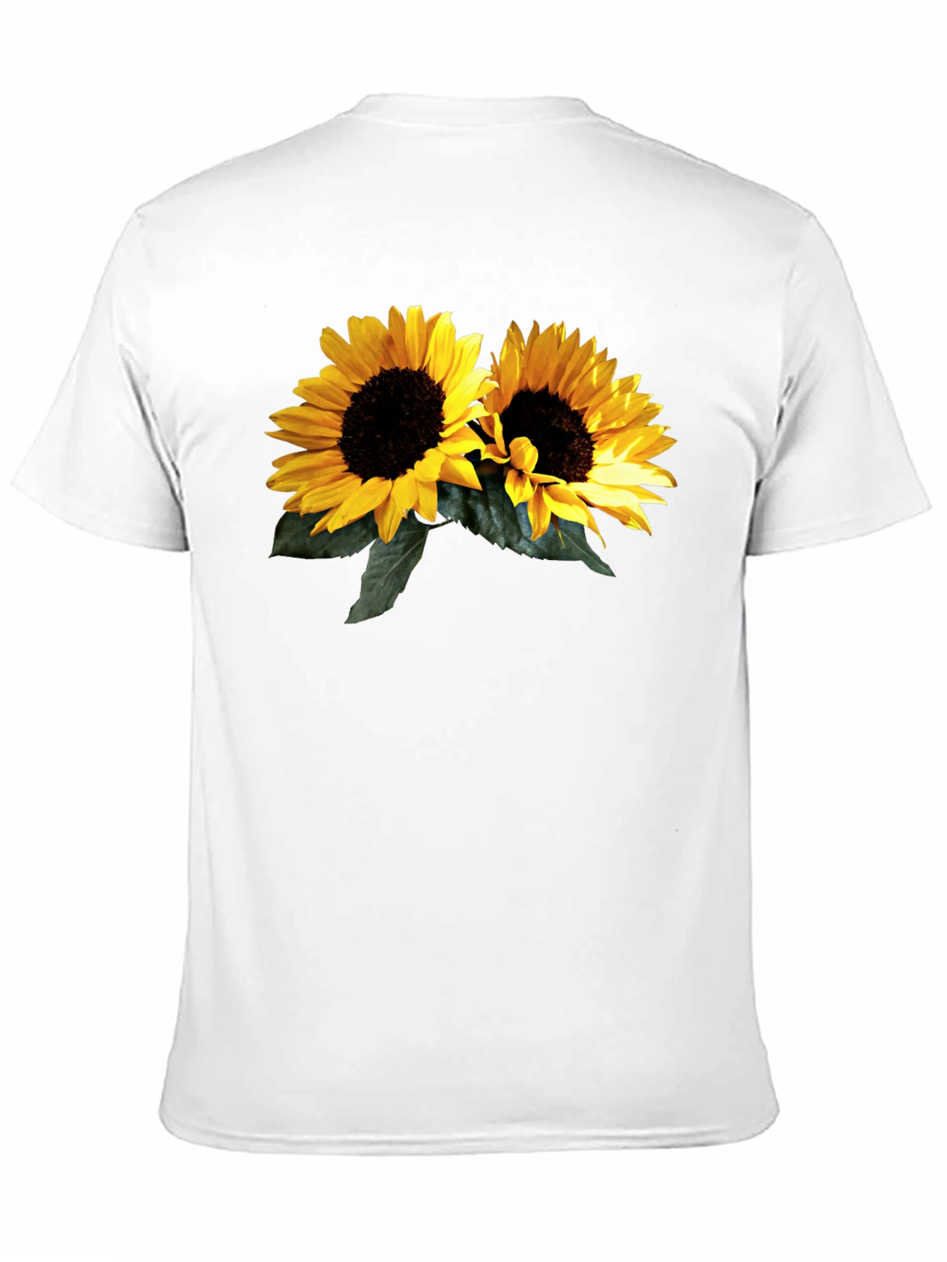 Sunflower Graphic Black T-Shirt