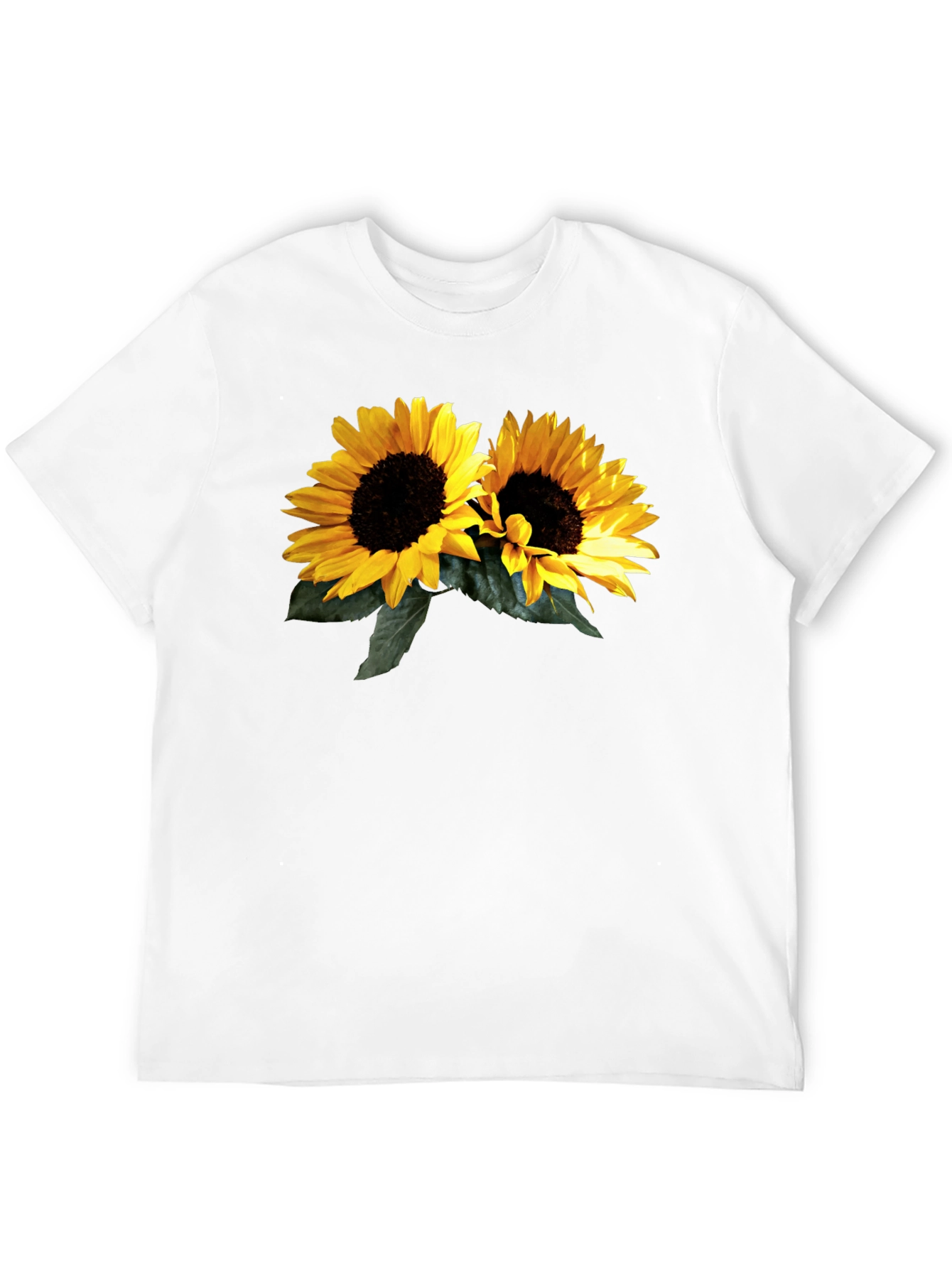 Sunflower Graphic Black T-Shirt