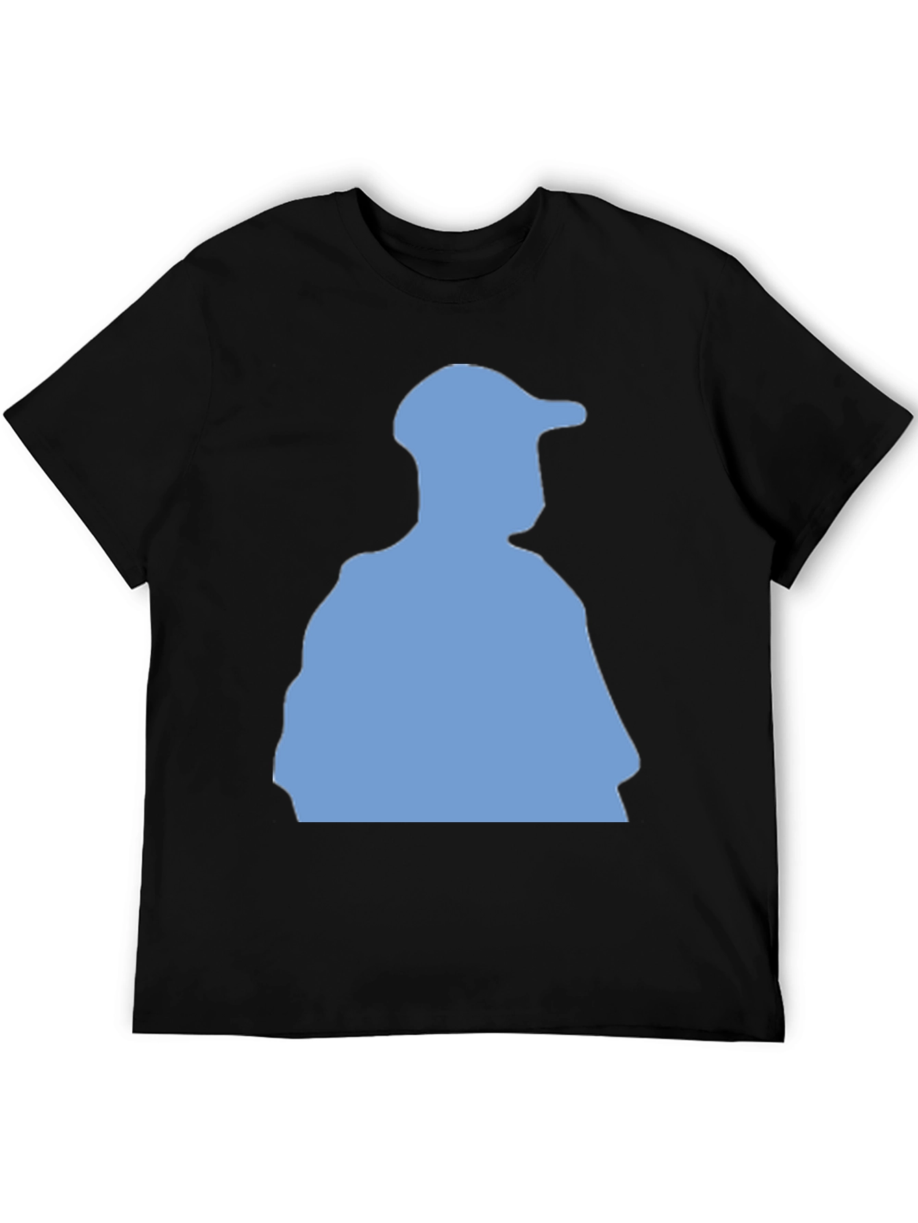 Silhouette Graphic Tee - Casual Black Cotton Shirt