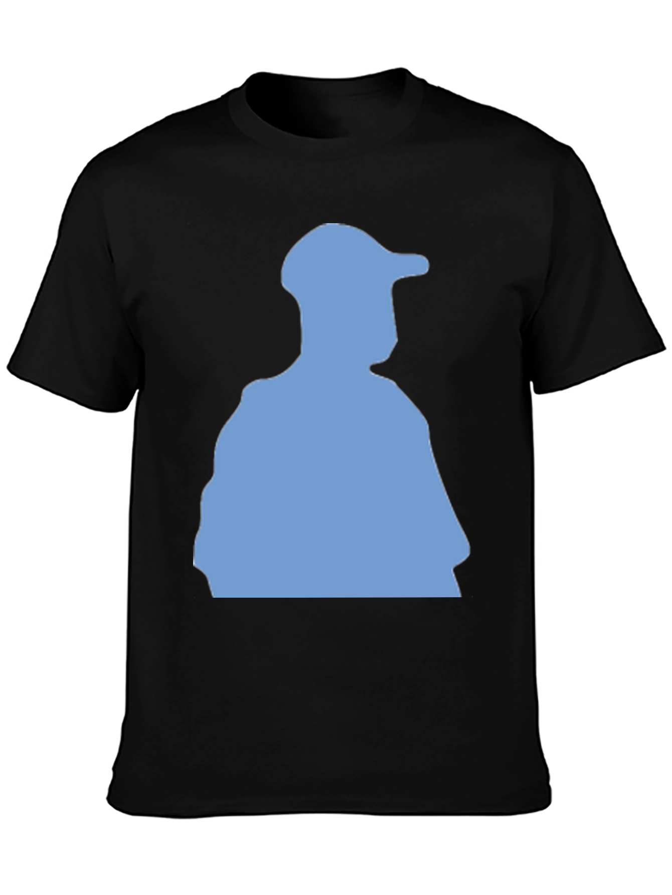 Silhouette Graphic Tee - Casual Black Cotton Shirt