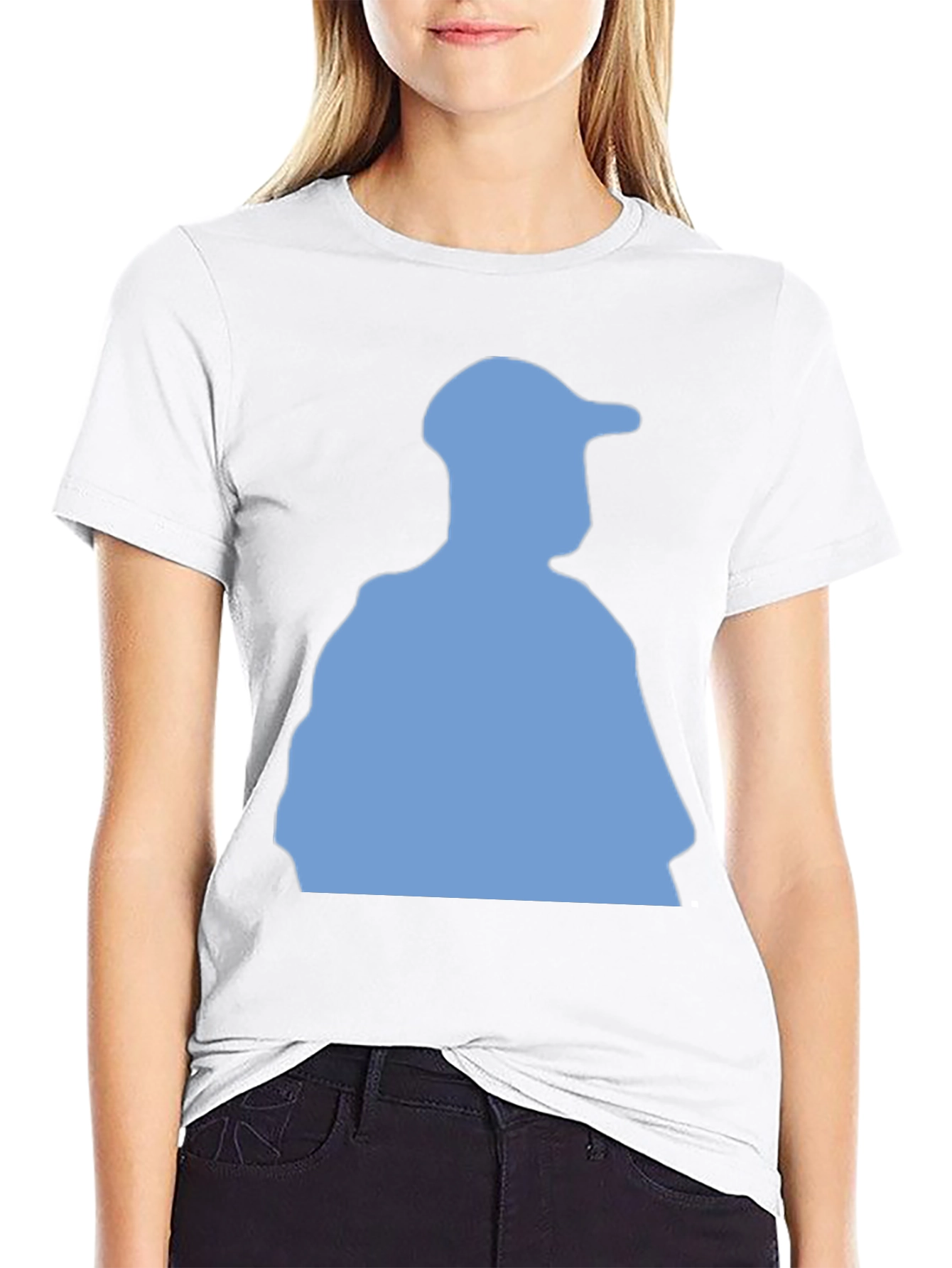 Silhouette Graphic Tee - Casual Black Cotton Shirt