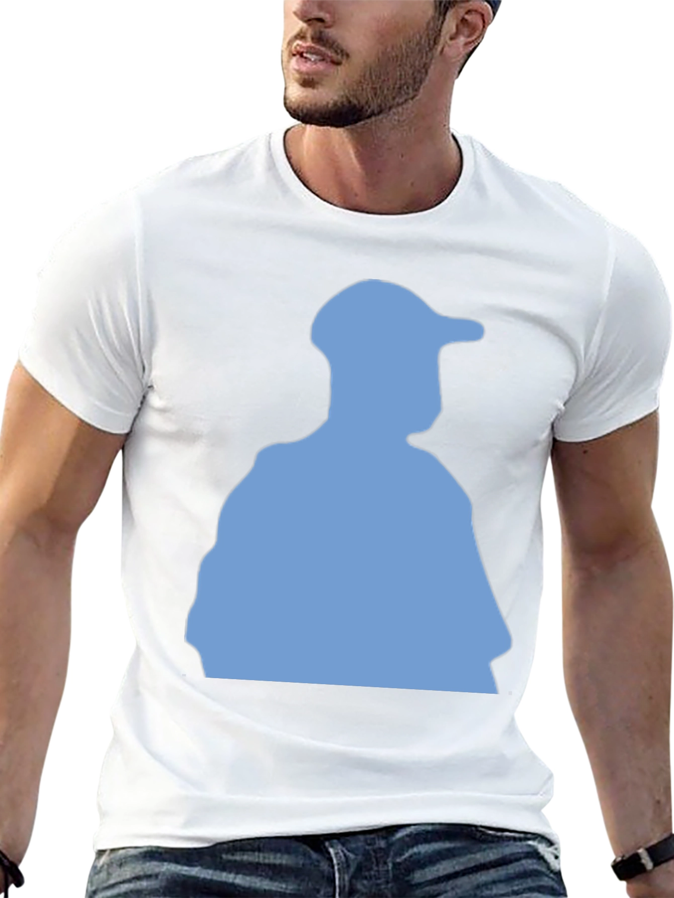 Silhouette Graphic Tee - Casual Black Cotton Shirt