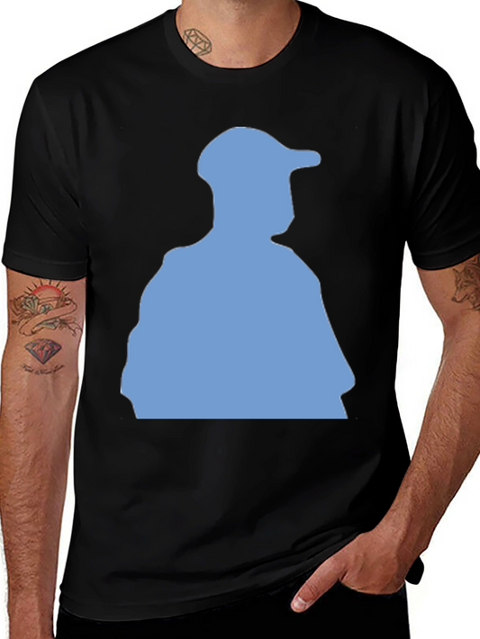 Silhouette Graphic Tee - Casual Black Cotton Shirt