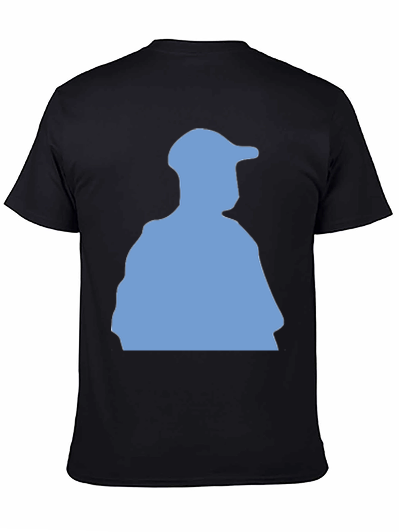 Silhouette Graphic Tee - Casual Black Cotton Shirt