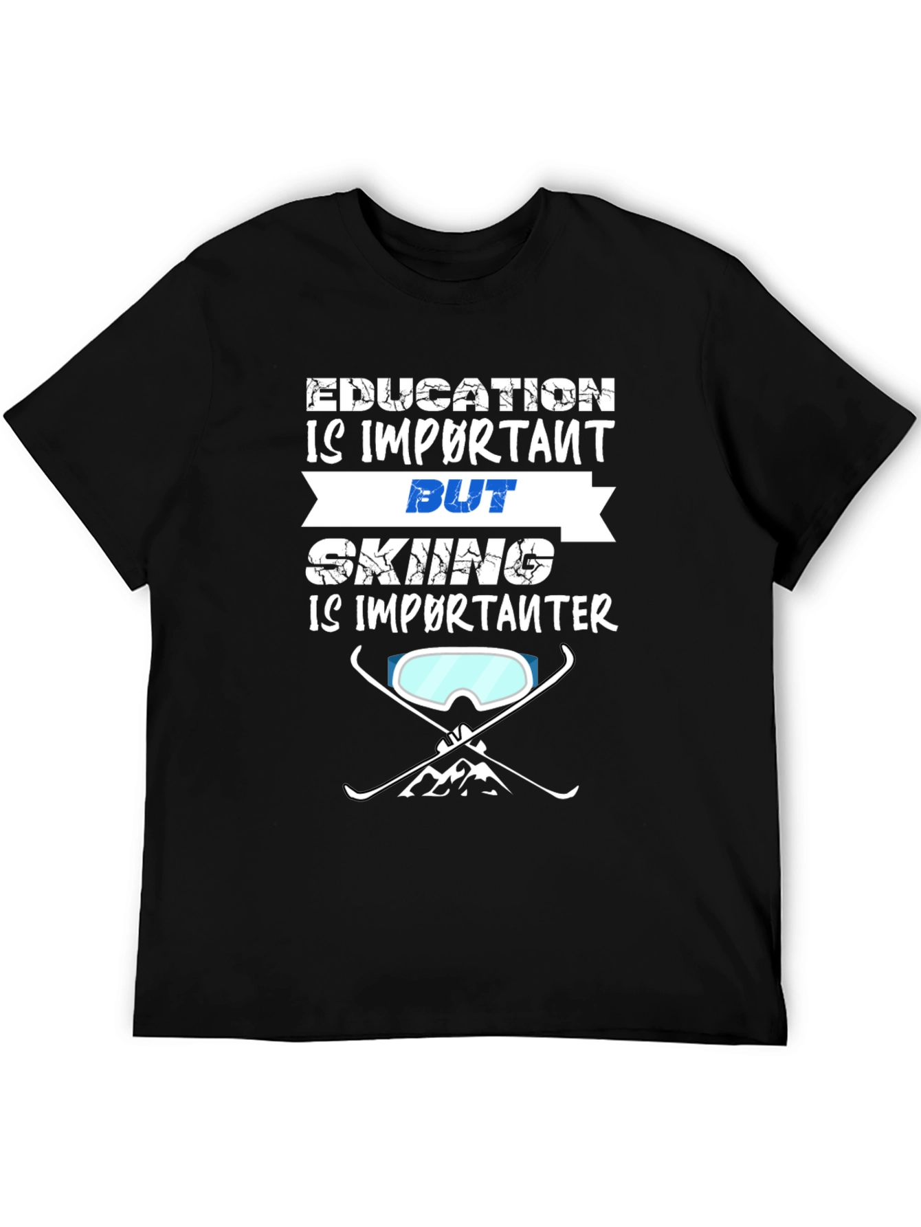 Education vs. Skiing Tee: Important Choice!