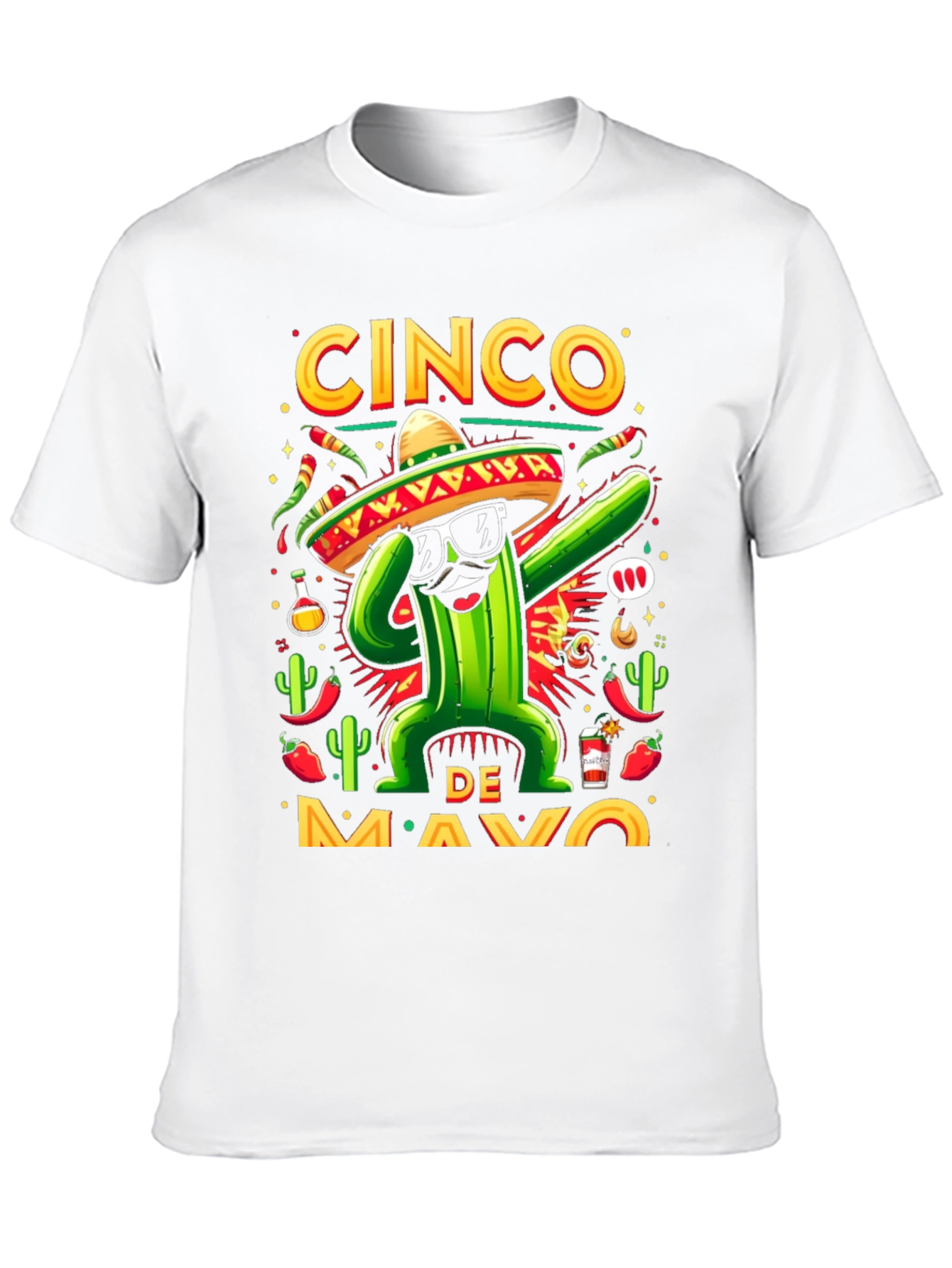 Cinco De Mayo Cactus T-Shirt