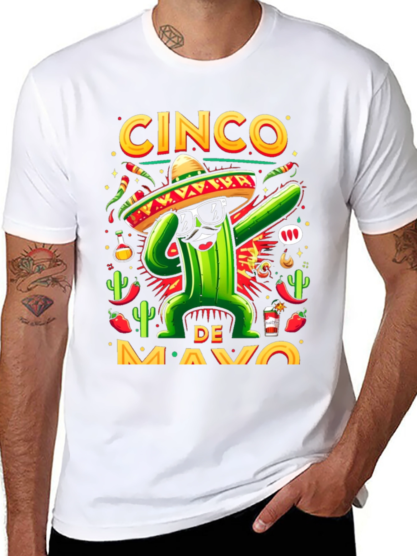 Cinco De Mayo Cactus T-Shirt