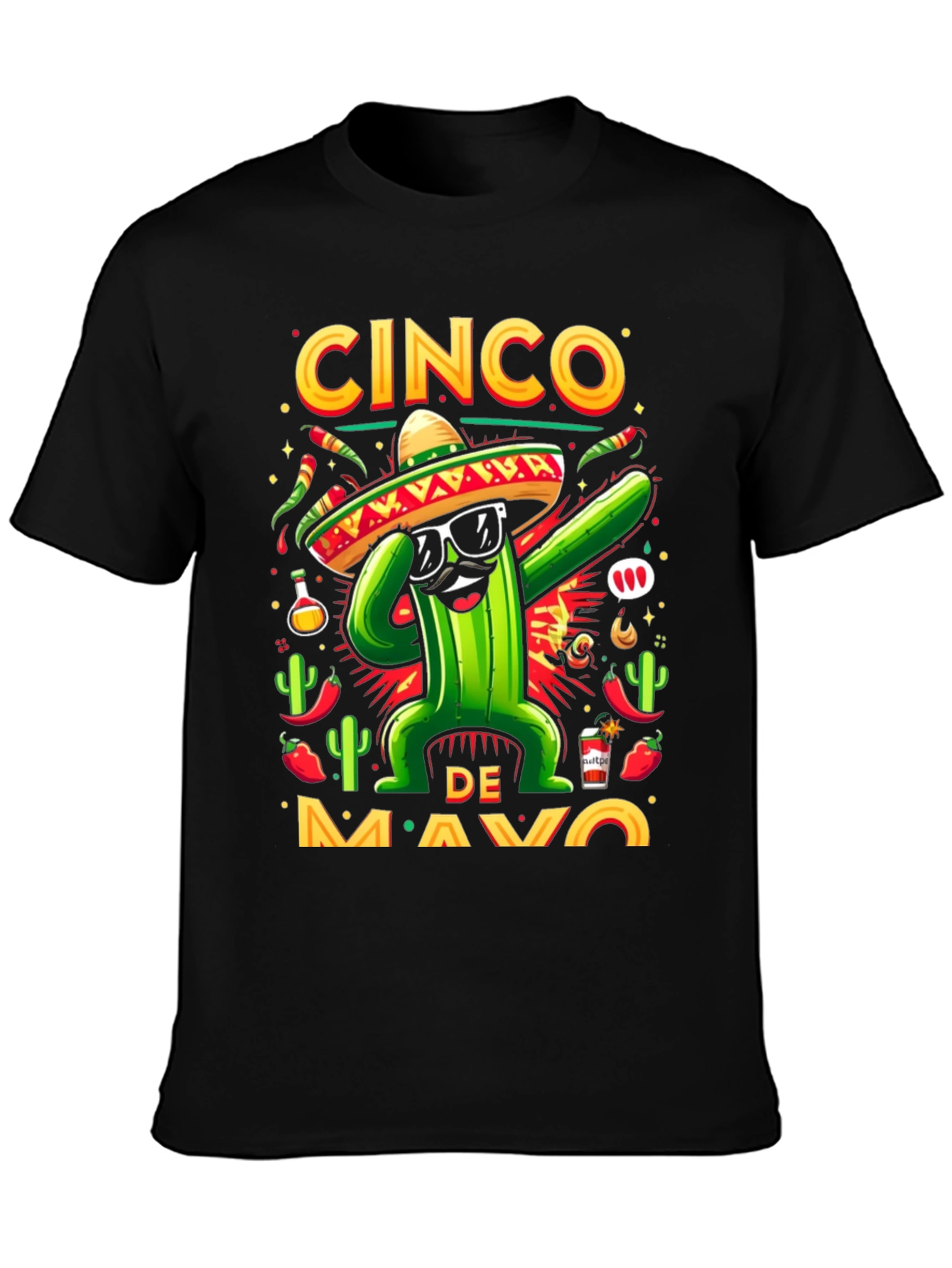 Cinco De Mayo Cactus T-Shirt