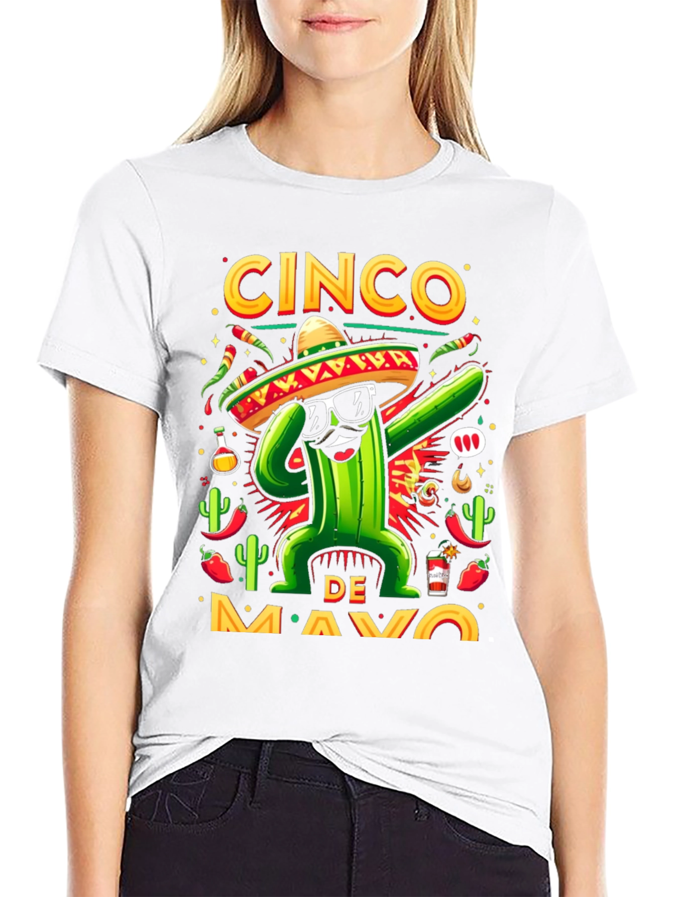 Cinco De Mayo Cactus T-Shirt