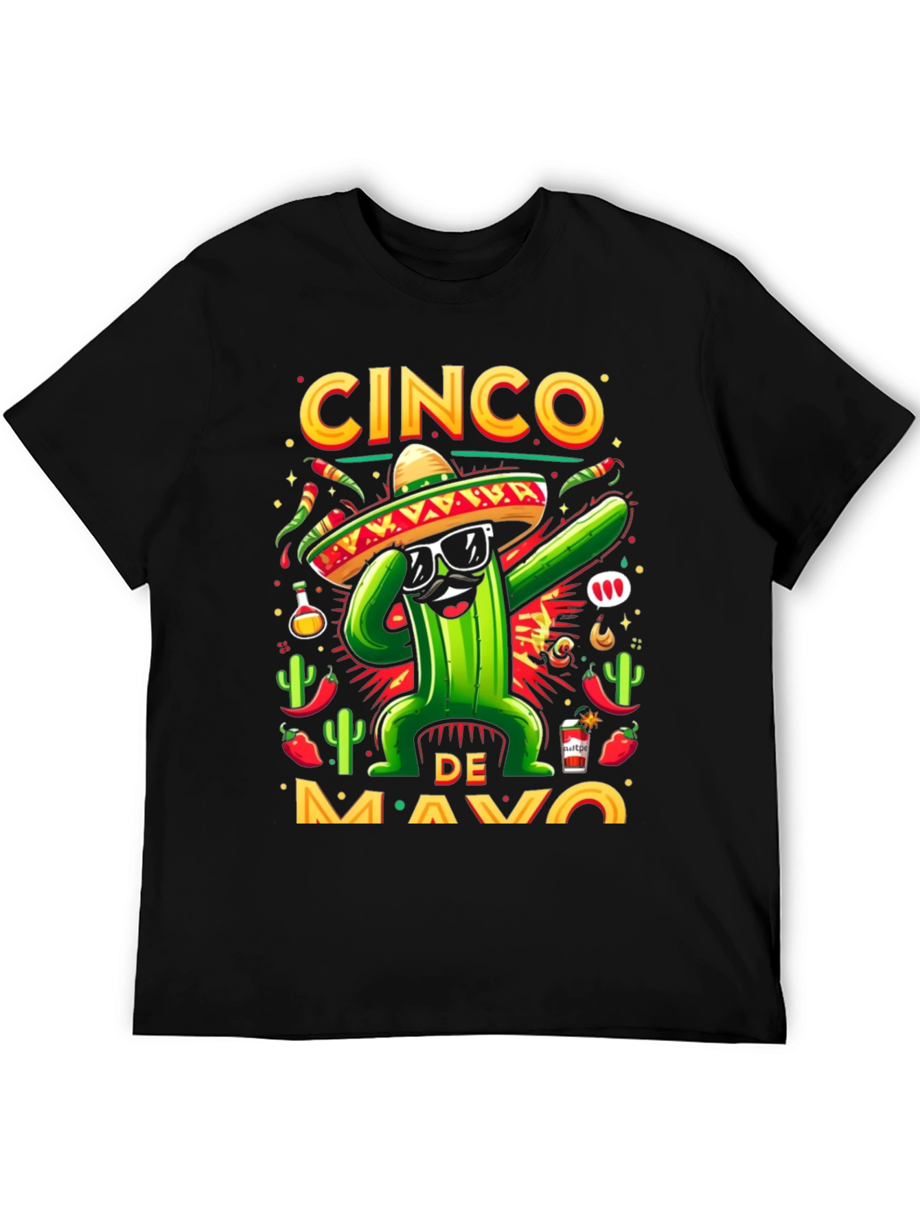 Cinco De Mayo Cactus T-Shirt