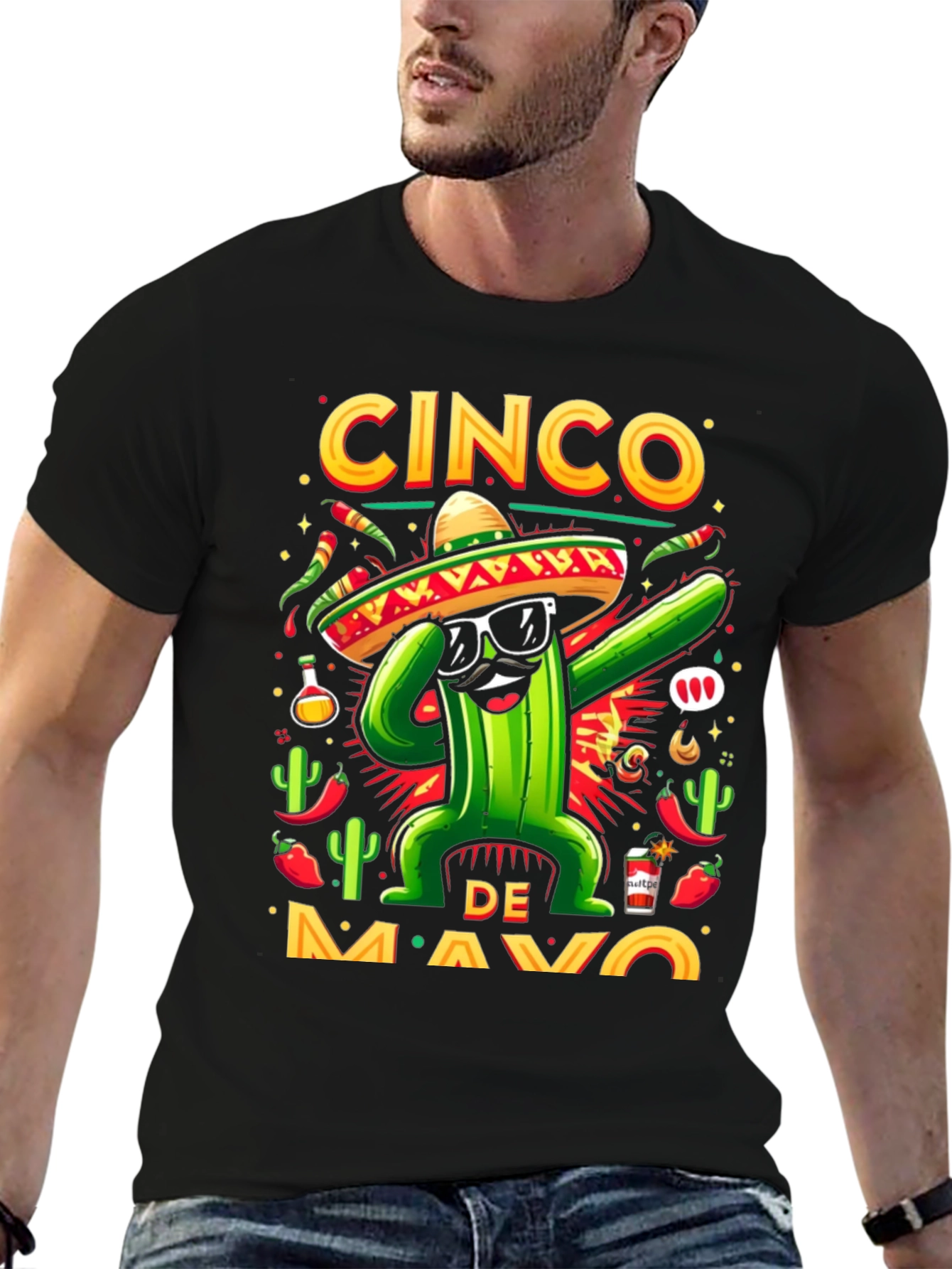 Cinco De Mayo Cactus T-Shirt