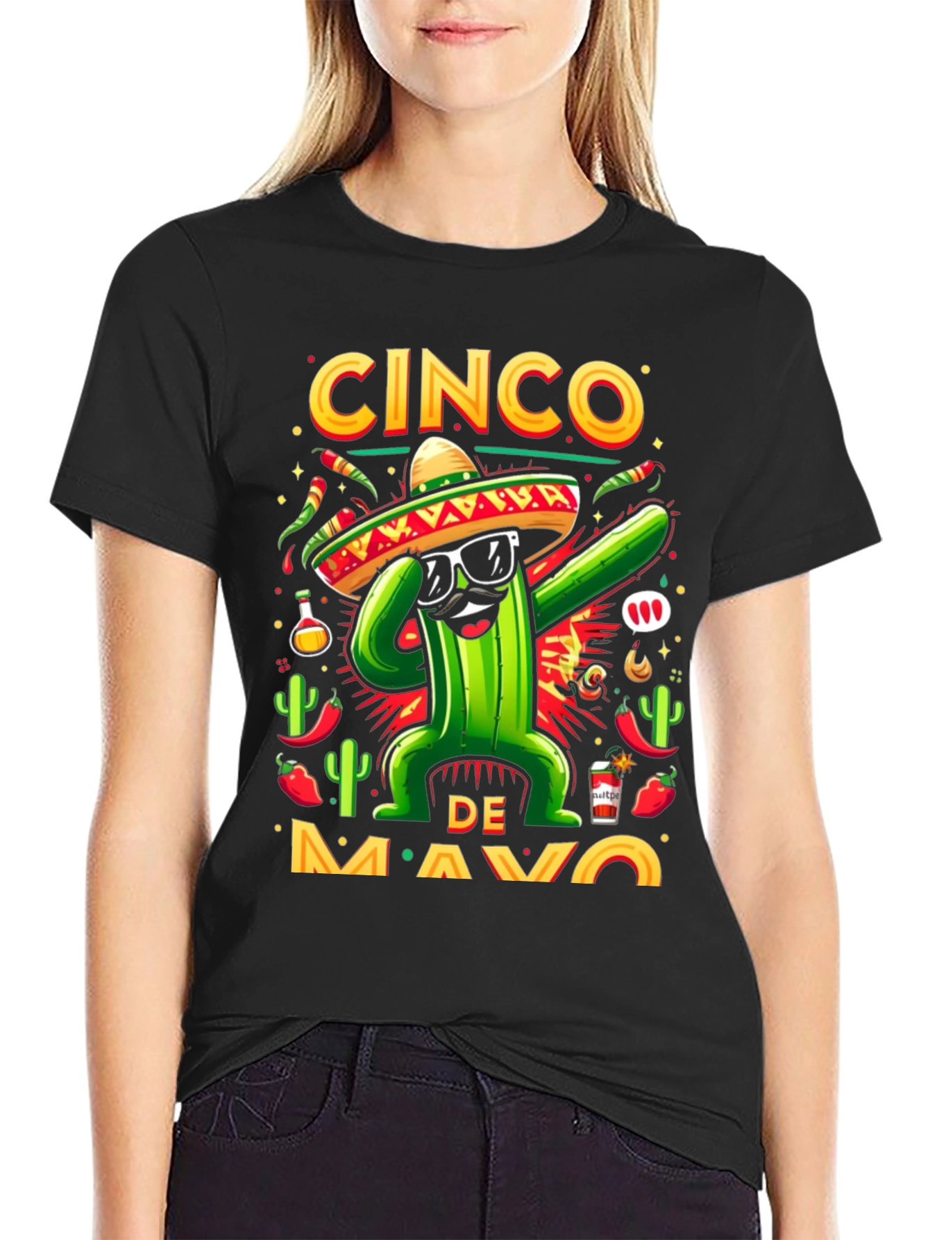 Cinco De Mayo Cactus T-Shirt
