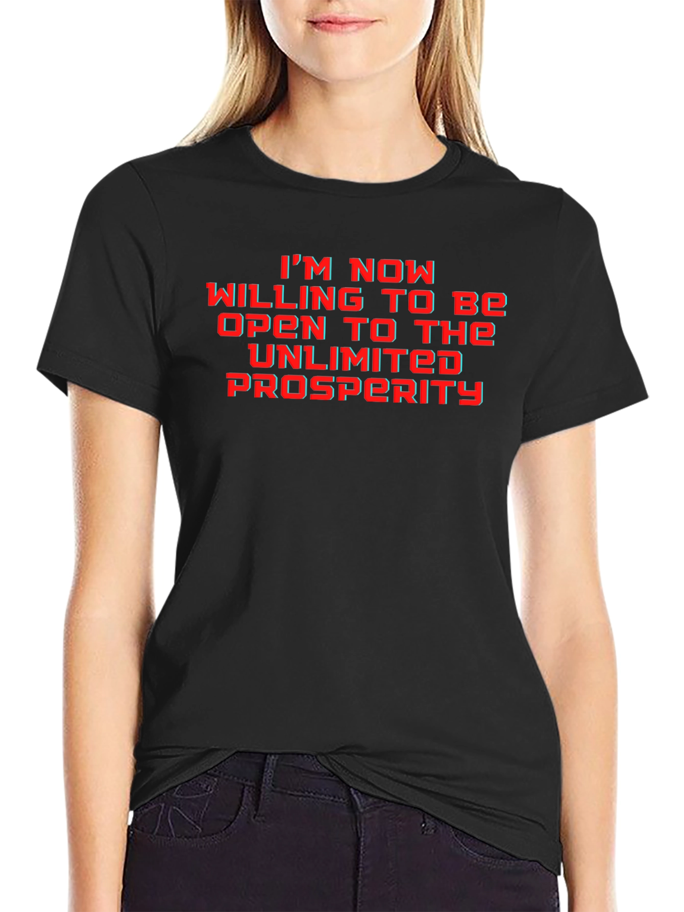 Unlimited Prosperity Graphic Tee - Black
