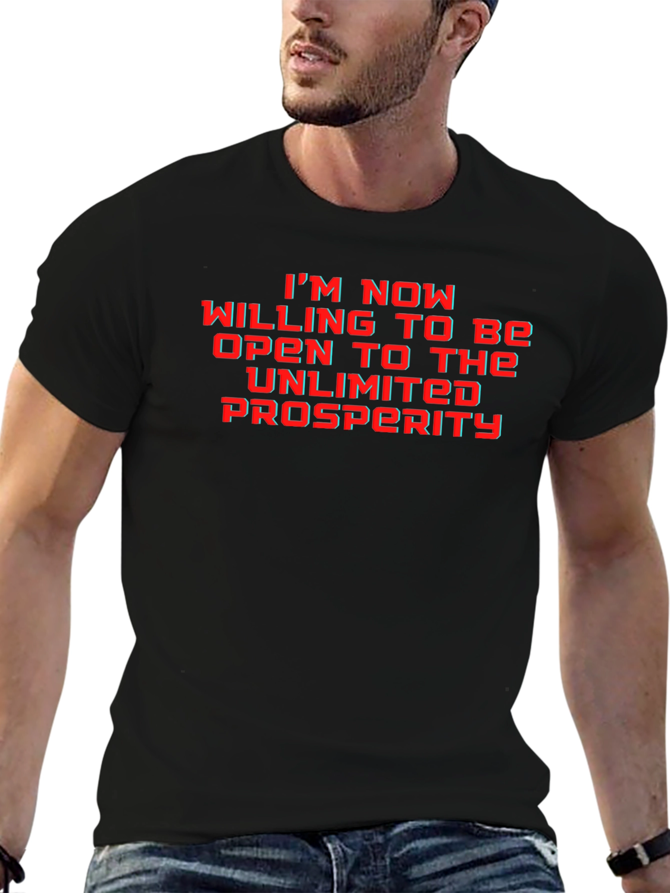 Unlimited Prosperity Graphic Tee - Black