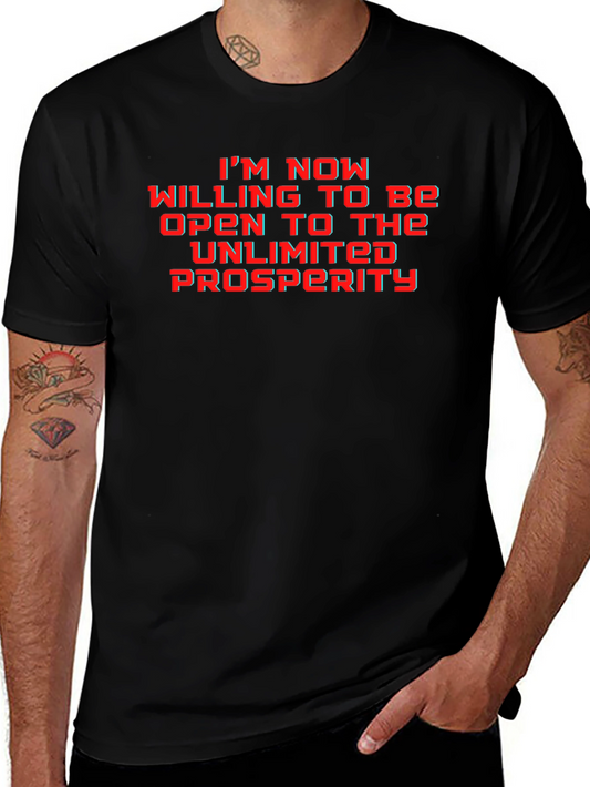 Unlimited Prosperity Graphic Tee - Black