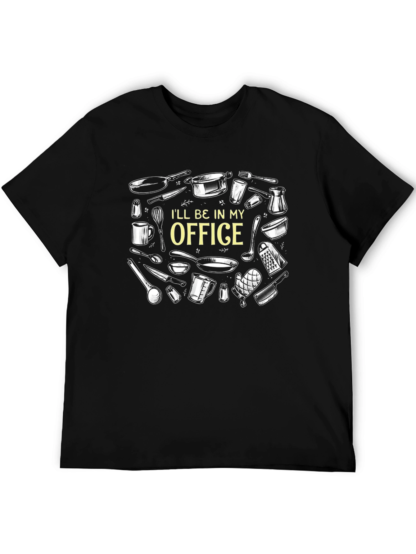 Culinary Office Black T-Shirt