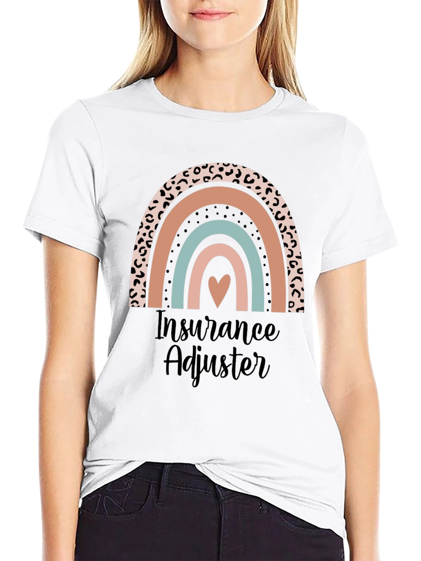 Insurance Adjuster Rainbow T-Shirt