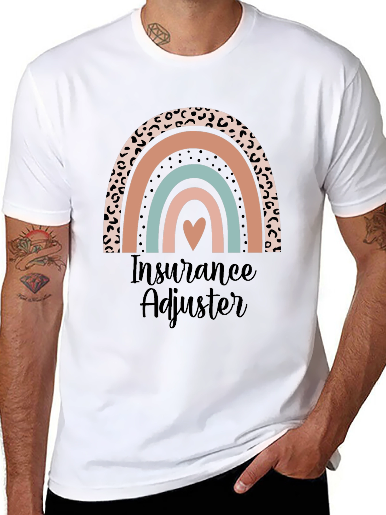 Insurance Adjuster Rainbow T-Shirt
