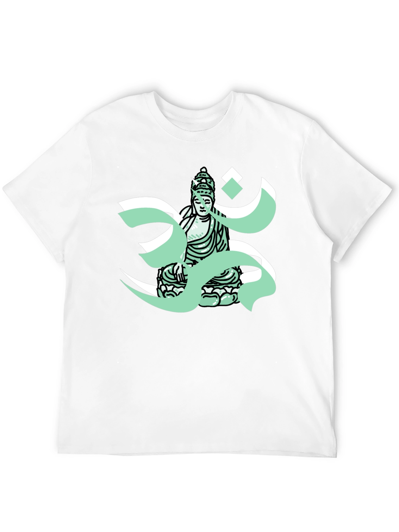 Buddha Om T-Shirt - Meditative Graphic Tee