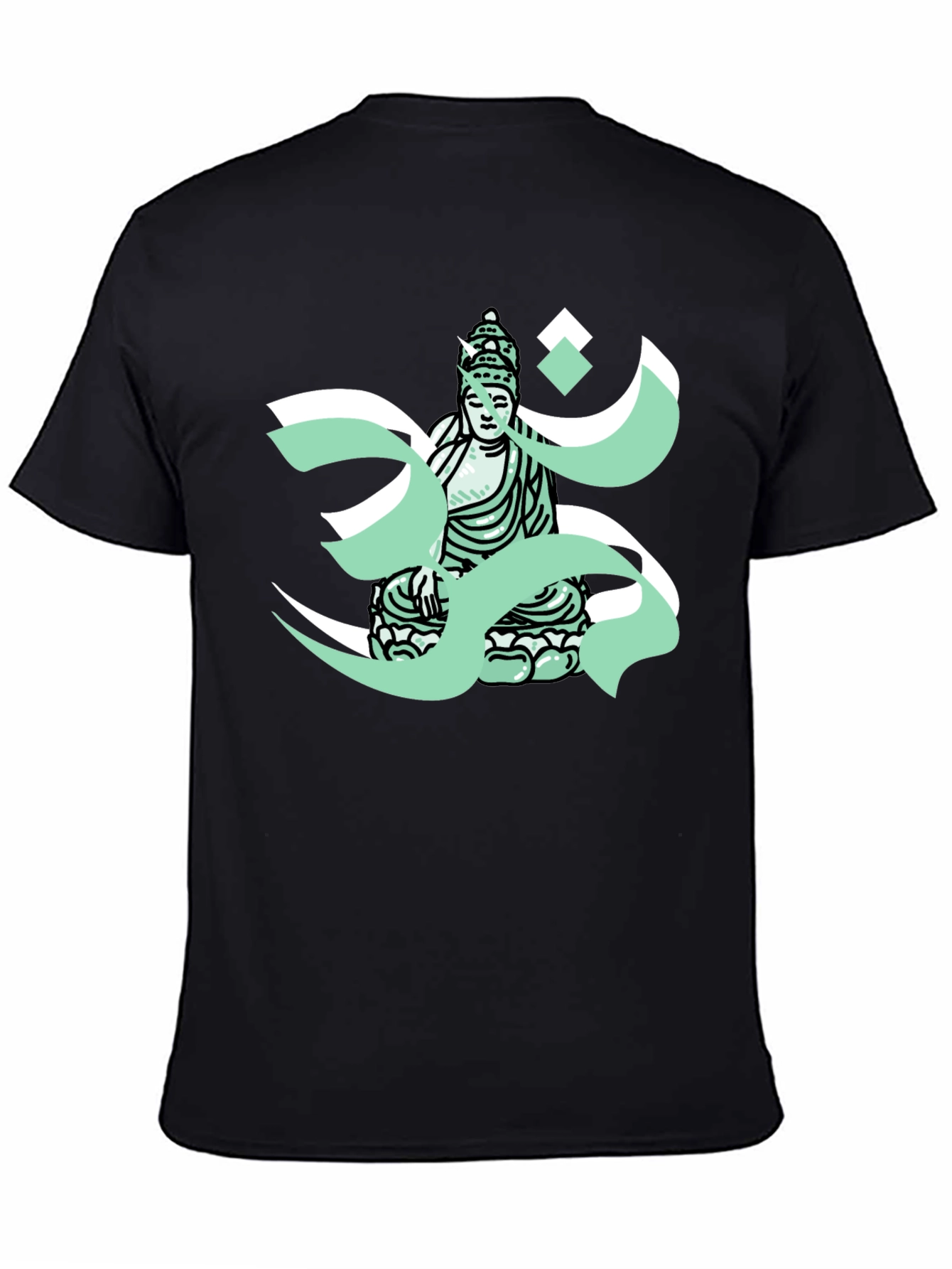Buddha Om T-Shirt - Meditative Graphic Tee
